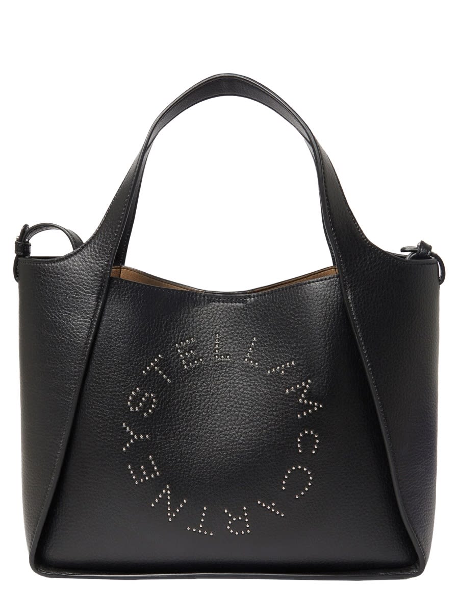 Stella Mccartney Tote Bag With Logo In Black