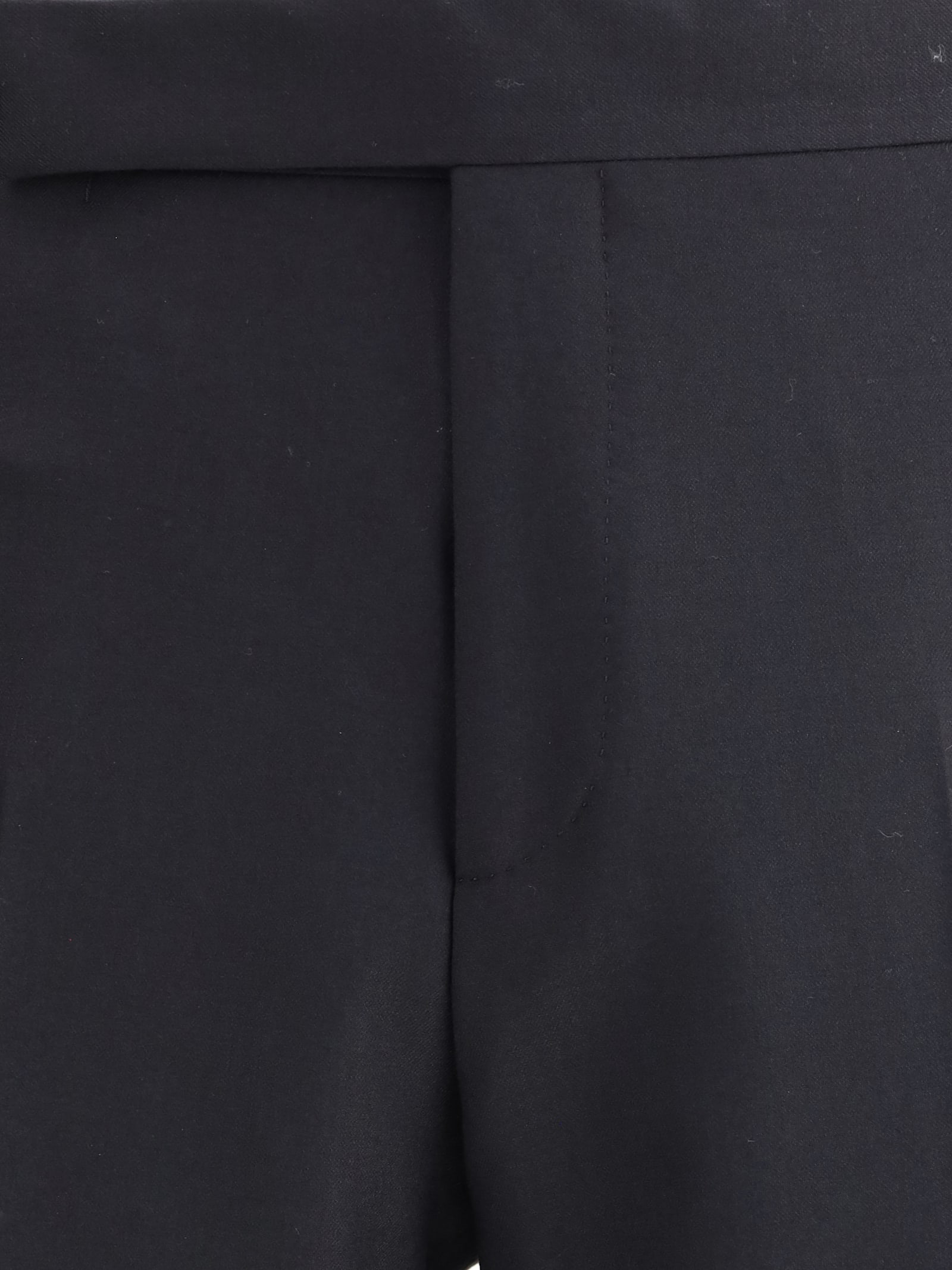 Lardini Pressed-crease Trousers In Black