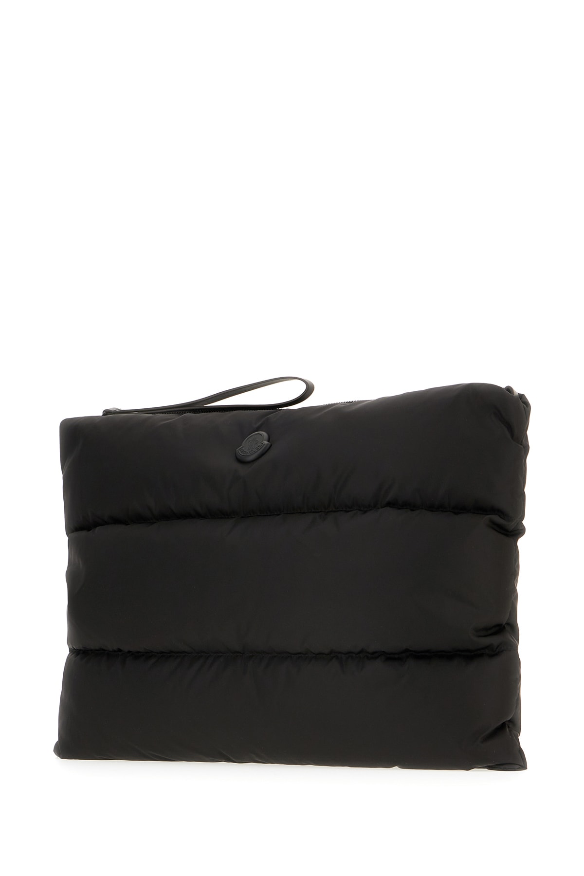 Moncler Black Nylon Caradoc Clutch In Black