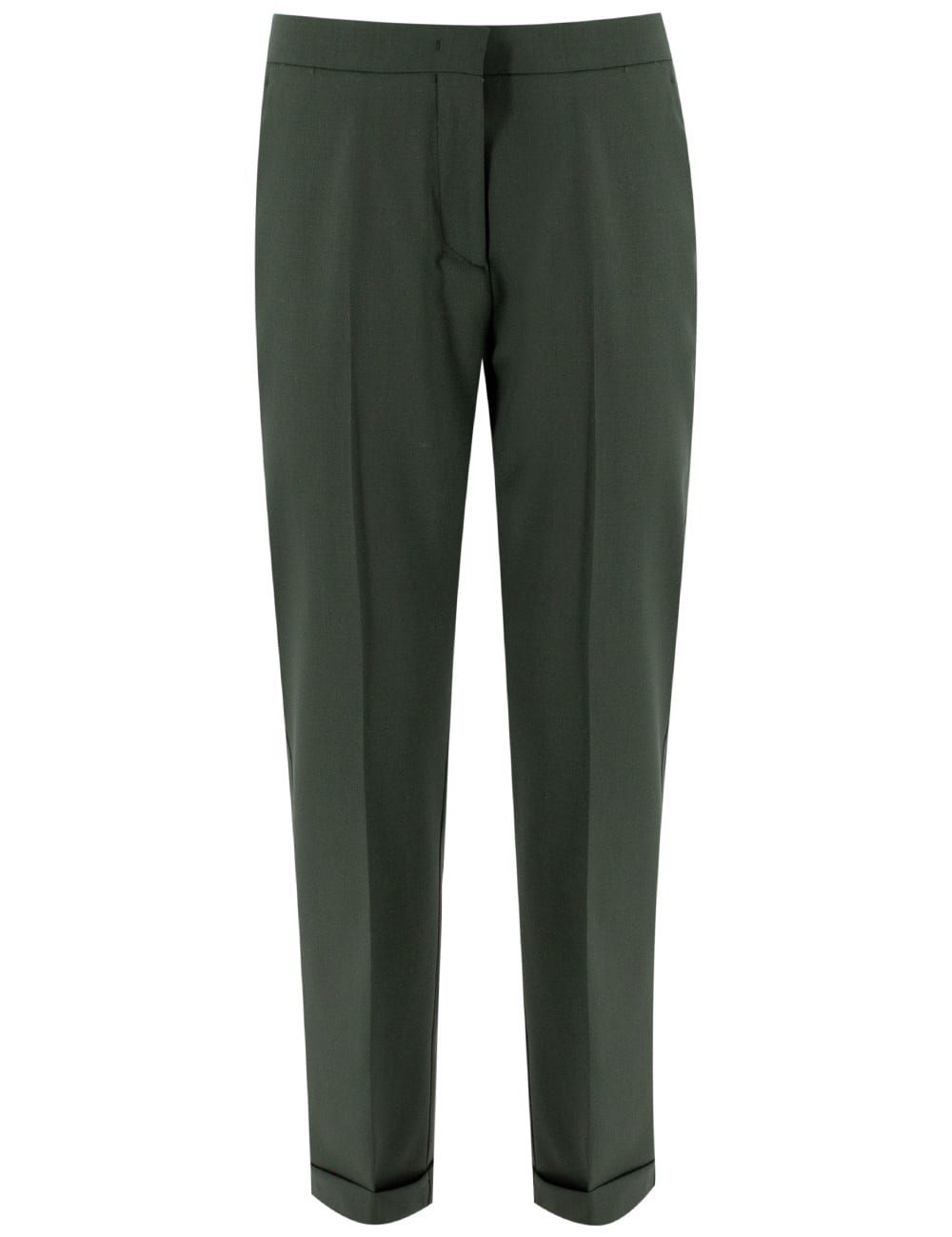 Shop Etro Trousers In Green