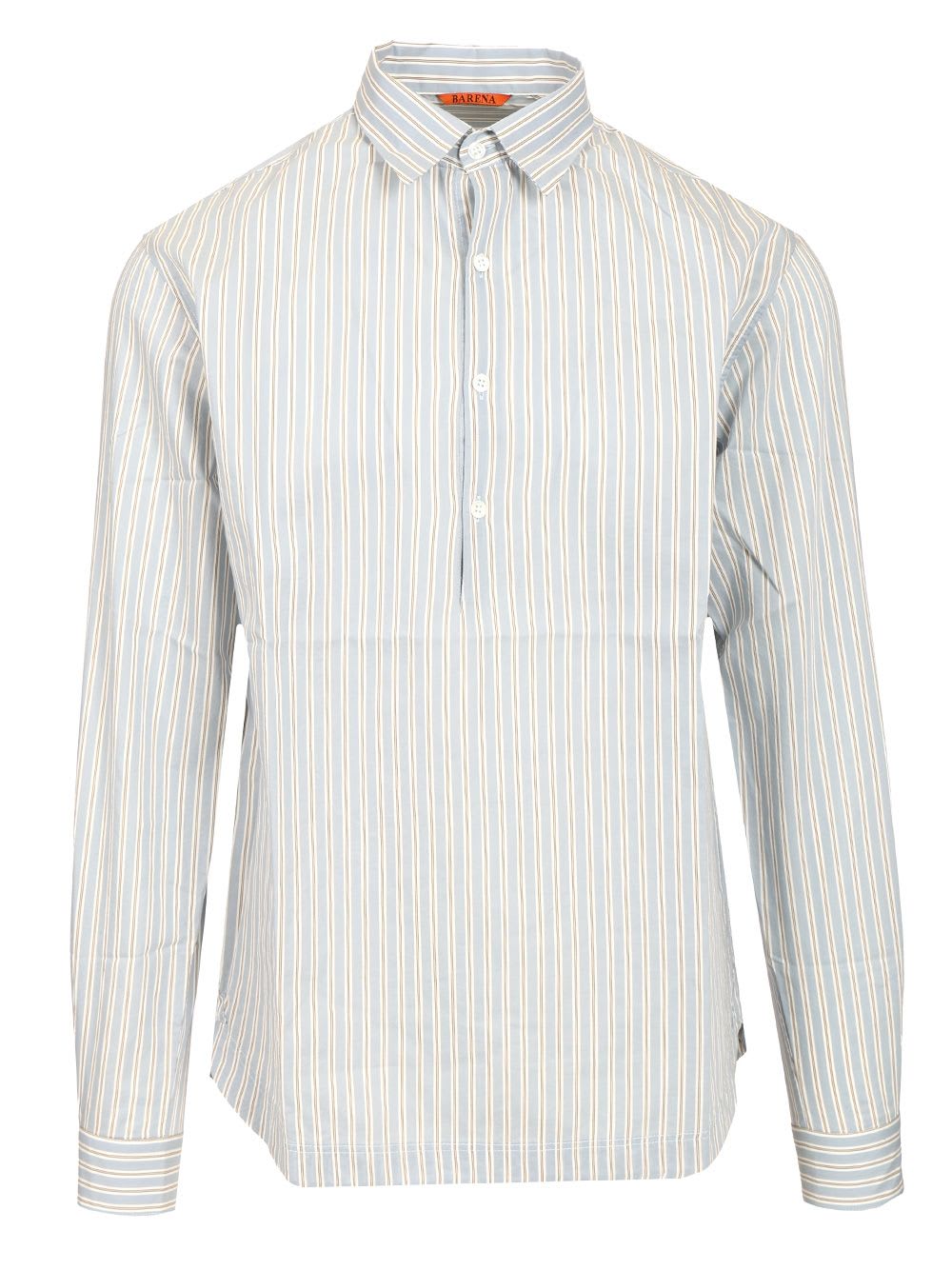 Shop Barena Venezia Pavan Shirt In Cotton And Silk