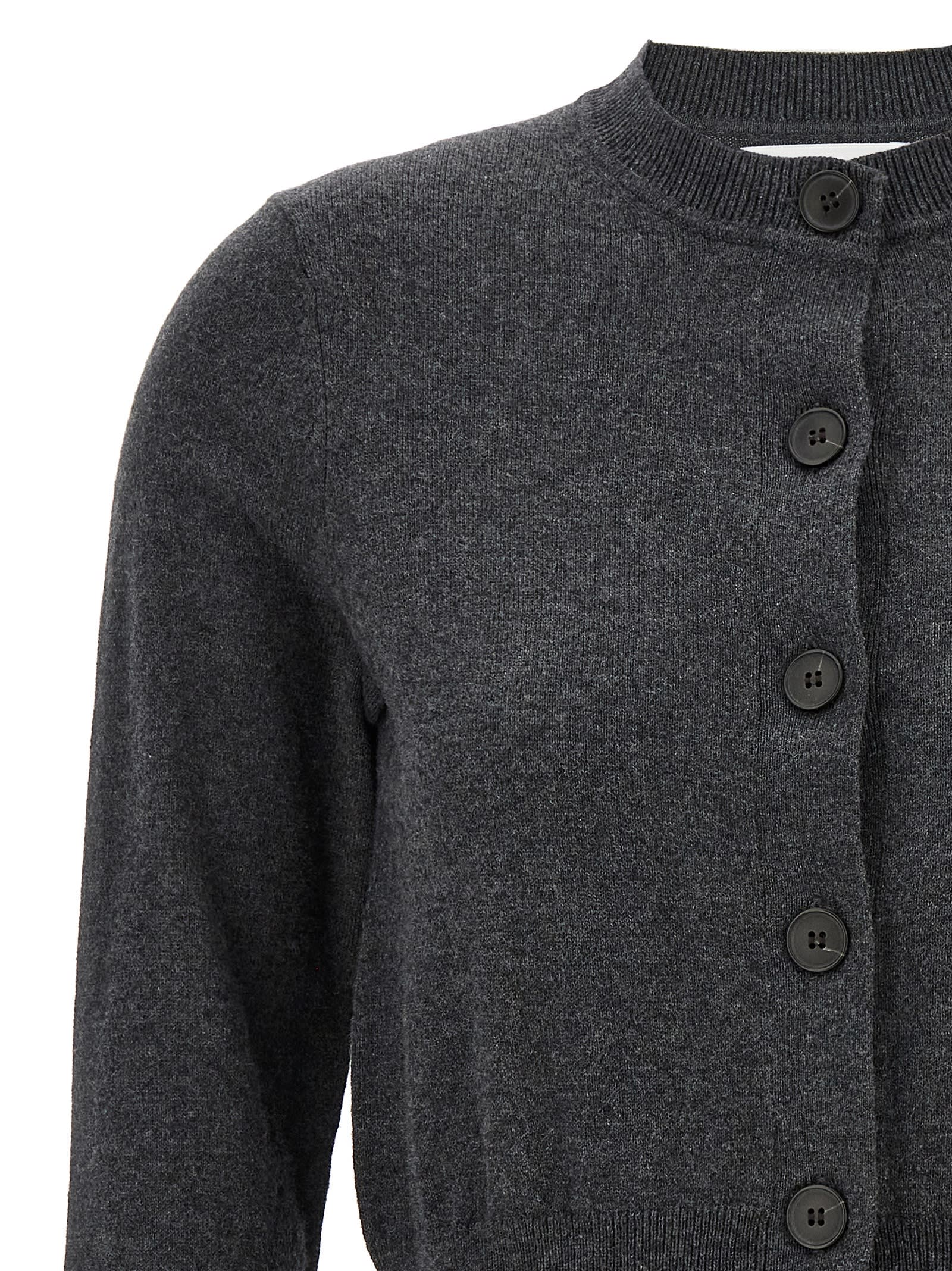 Shop Marant Etoile Newton Cardigan In Gray