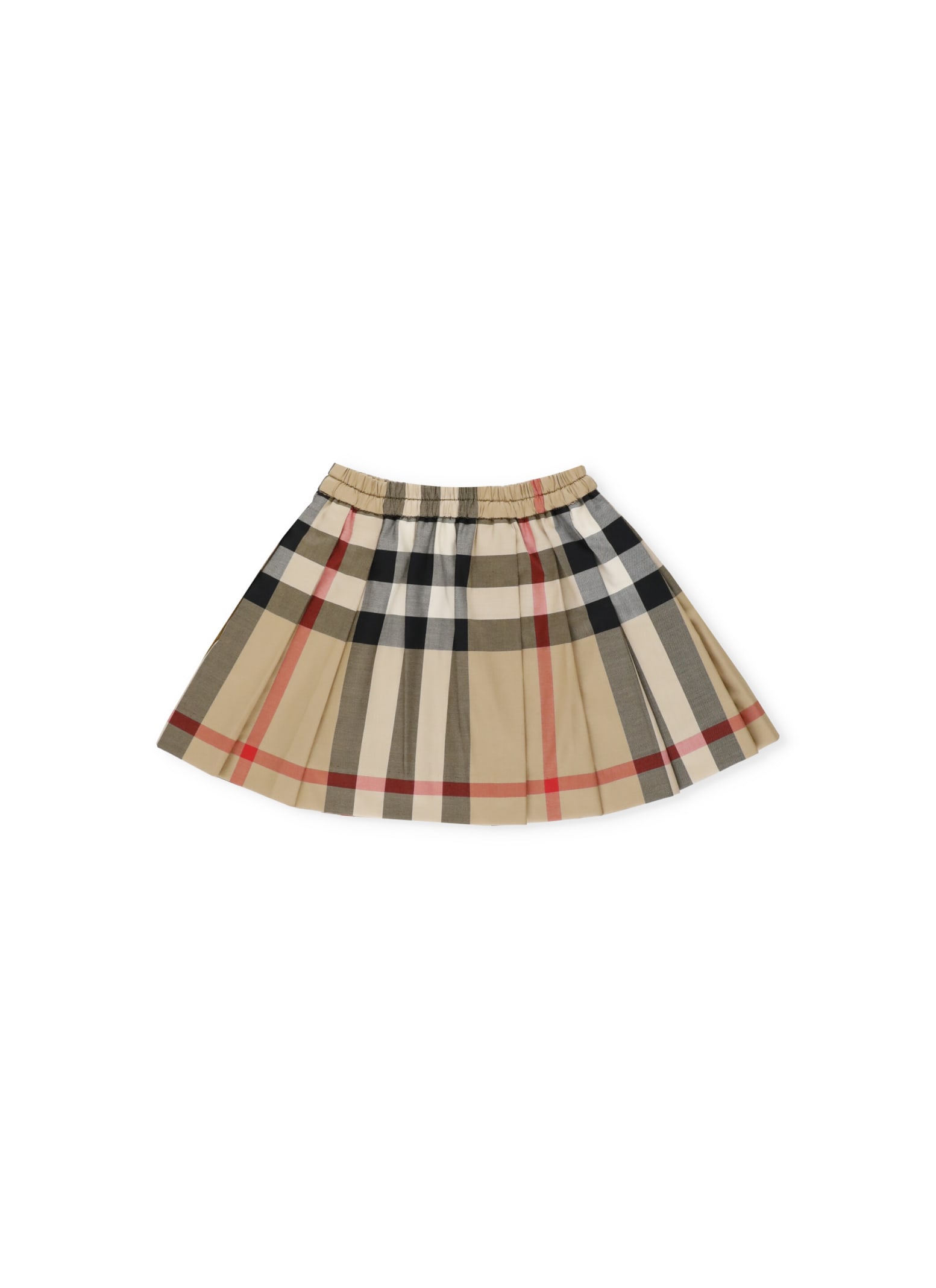 Burberry Check Pleated Skirt