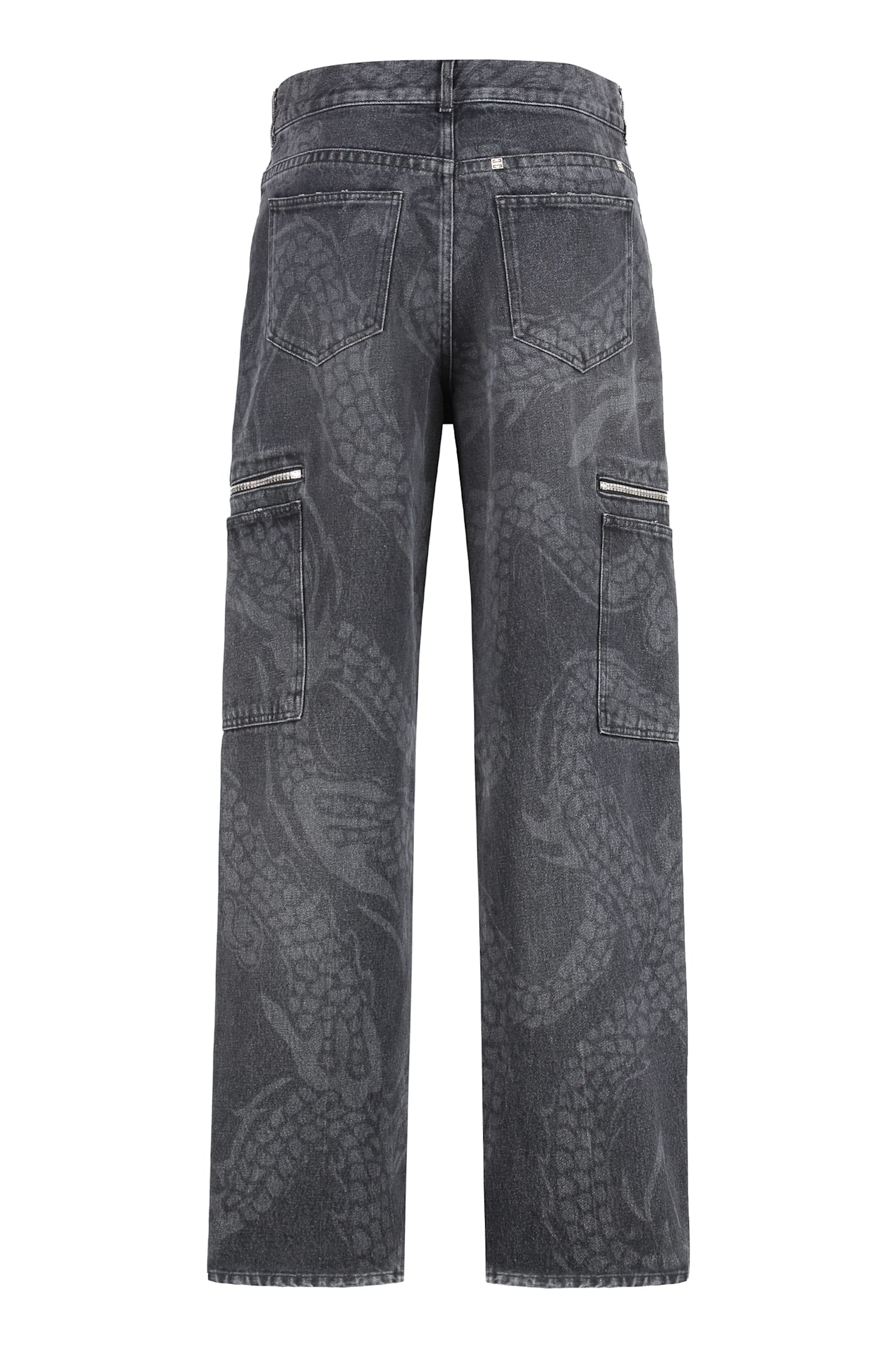 Givenchy Cargo Jeans In Black