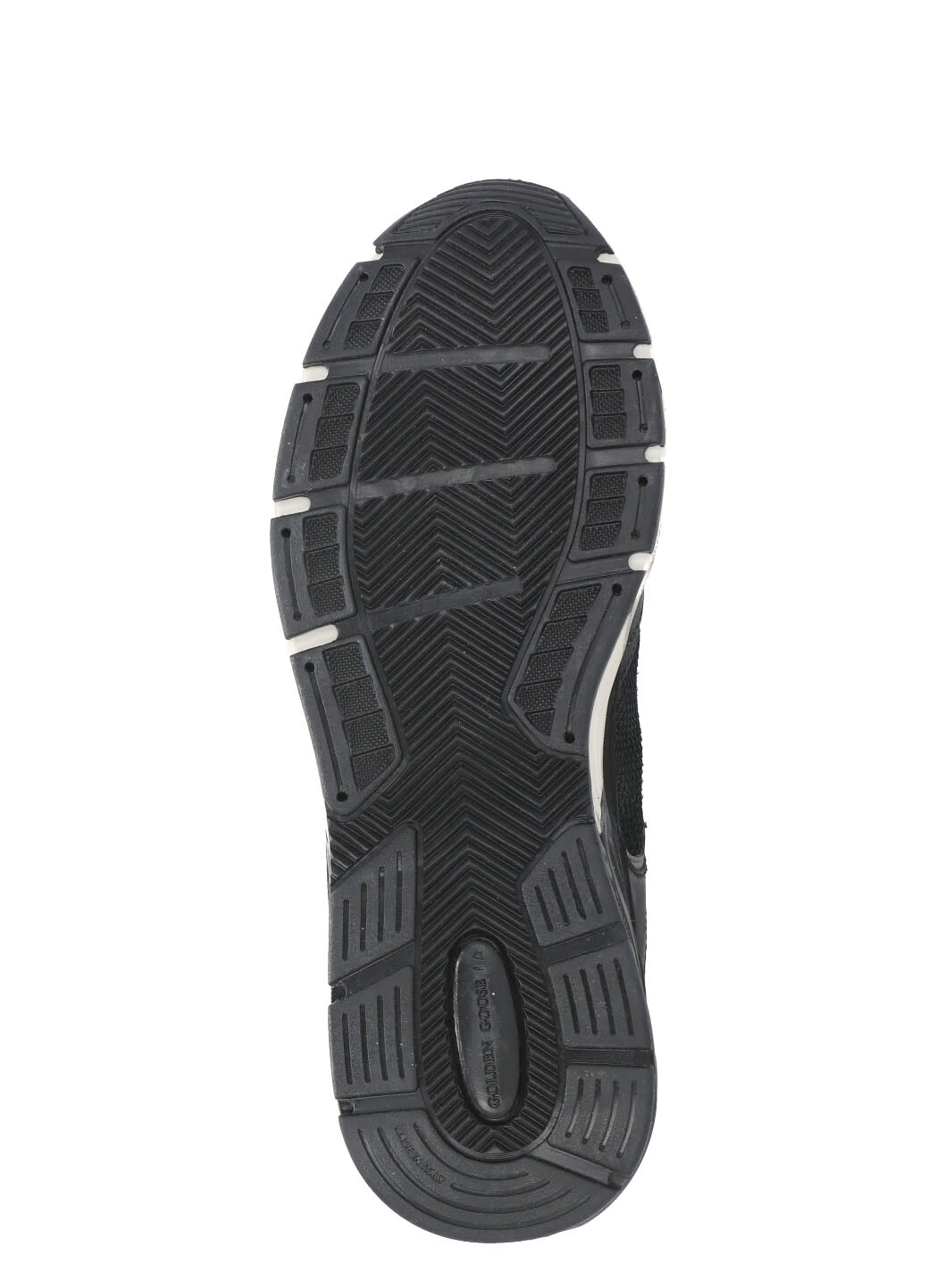 Golden Goose Black Leather And Mesh Running Dad Sneakers In Black