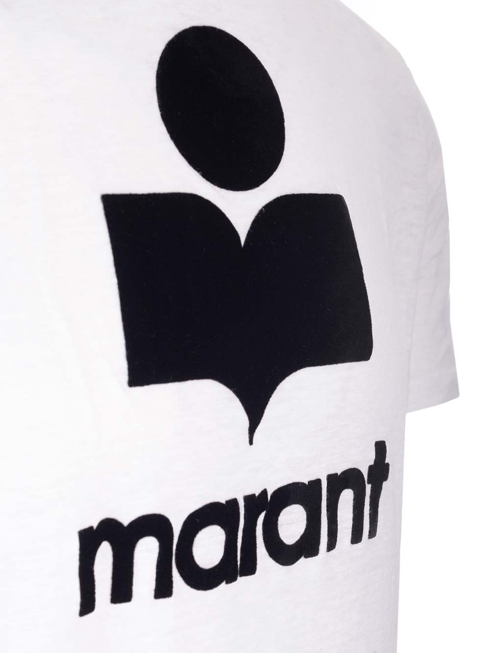 Shop Isabel Marant Karman Linen T-shirt