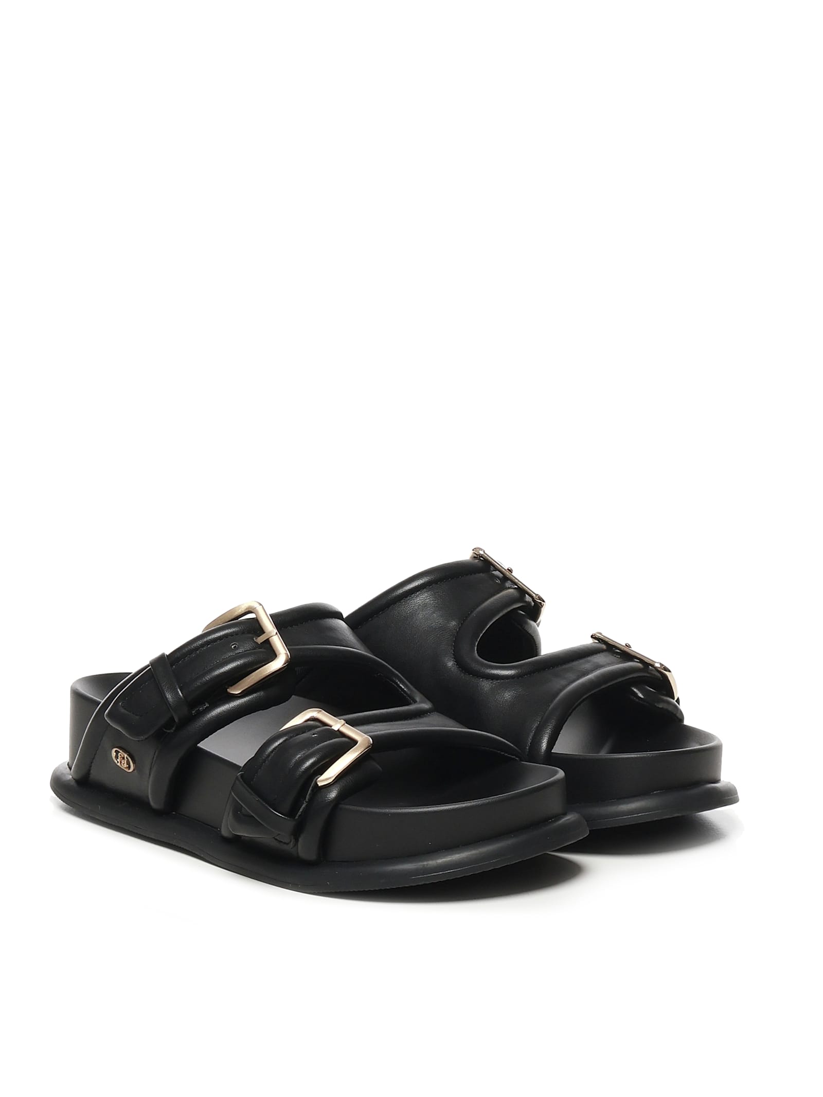 LIU •JO SANDALS WITH BOLD STRAPS