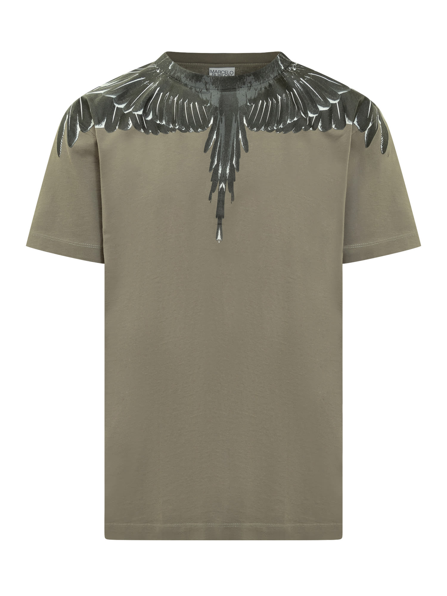 Shop Marcelo Burlon County Of Milan Icon Wings T-shirt In Army Black