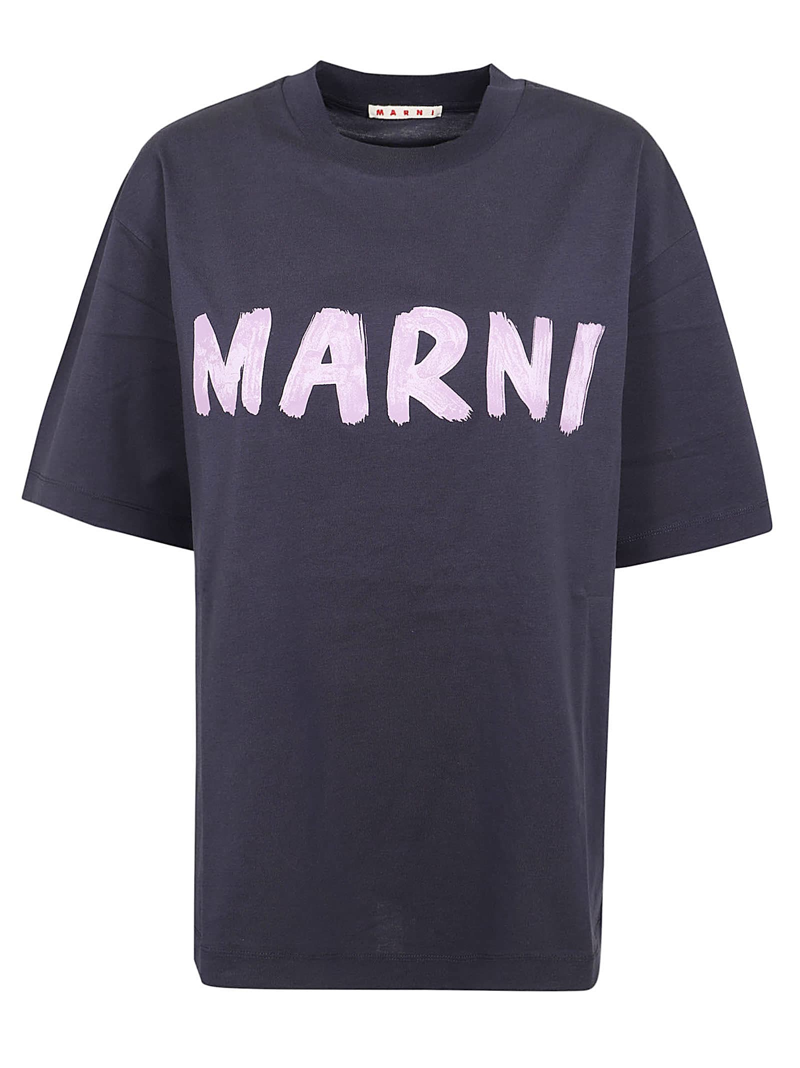 Marni T-shirt In Blublack