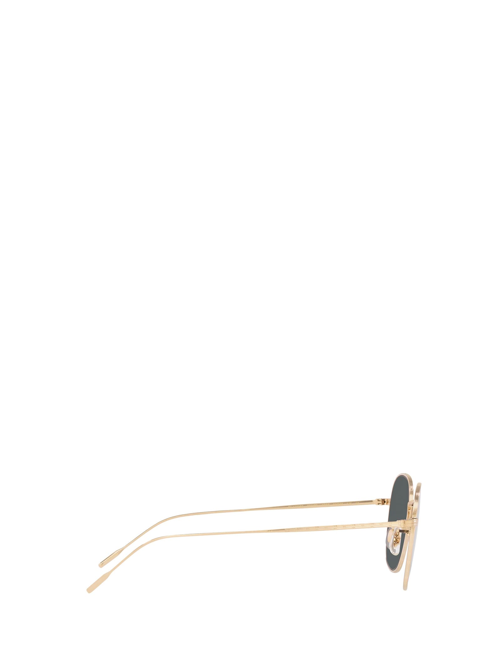 Shop Oliver Peoples Ov1307st Brushed Gold Sunglasses In 5311p2