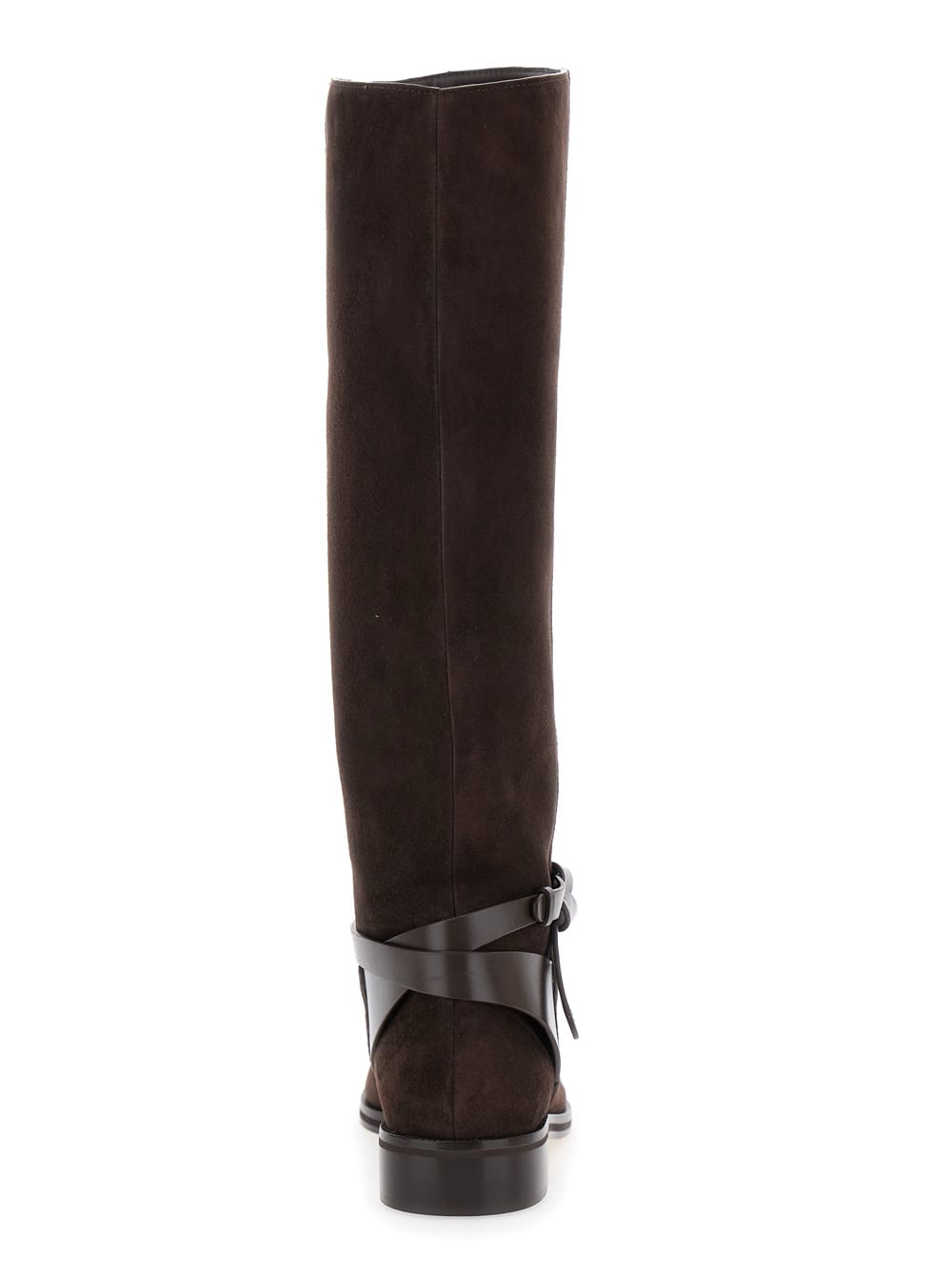 Jimmy Choo Suede Lawton Kb Flat Boots Women In Brown