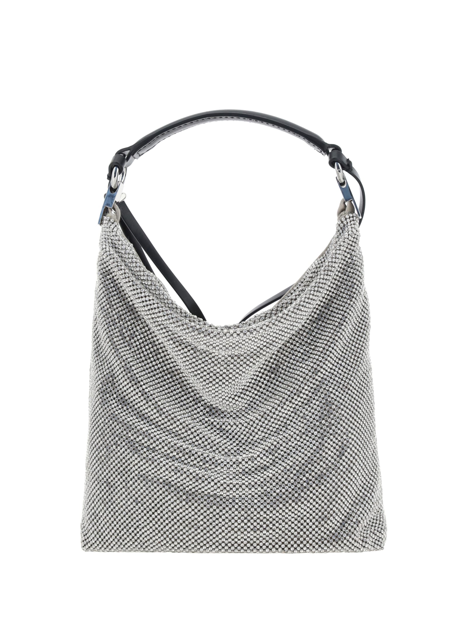 Shop Benedetta Bruzziches Bella Ciao Handbag In Silver