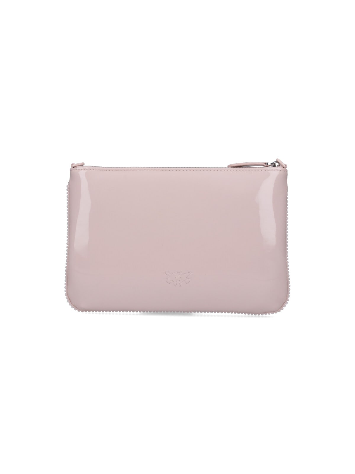 Shop Pinko Logo Shoulder Bag In Cipria-block Color