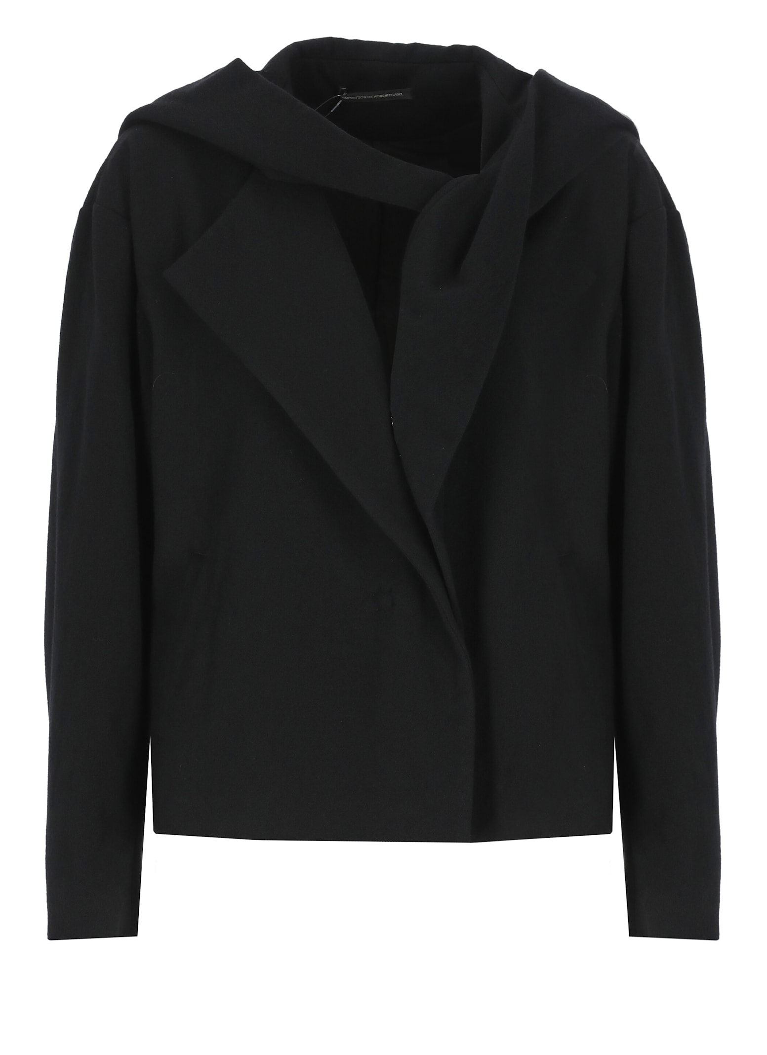 Shop Y's Wool Jacket In Black