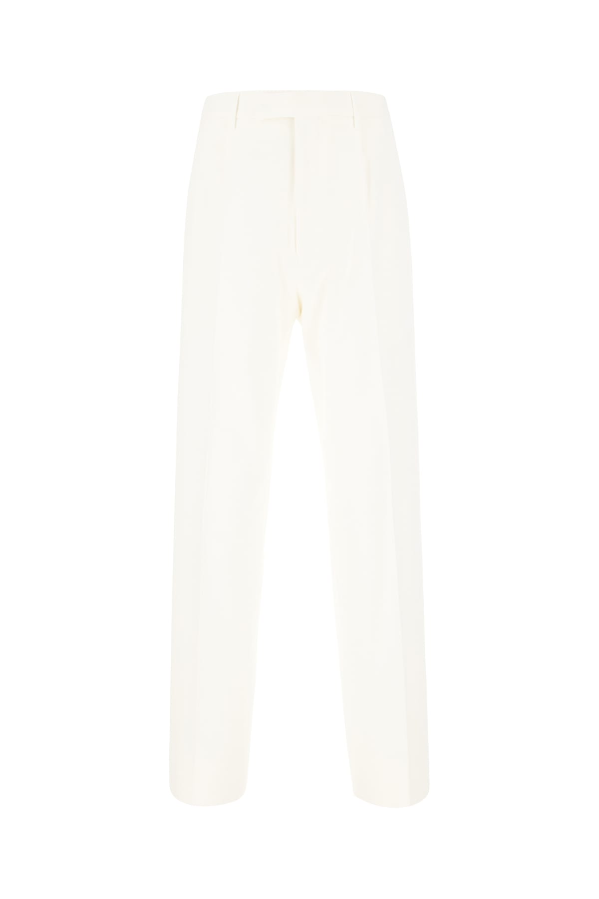 Zegna Jean Roccia En Coton Extensible Blanc In Bianco