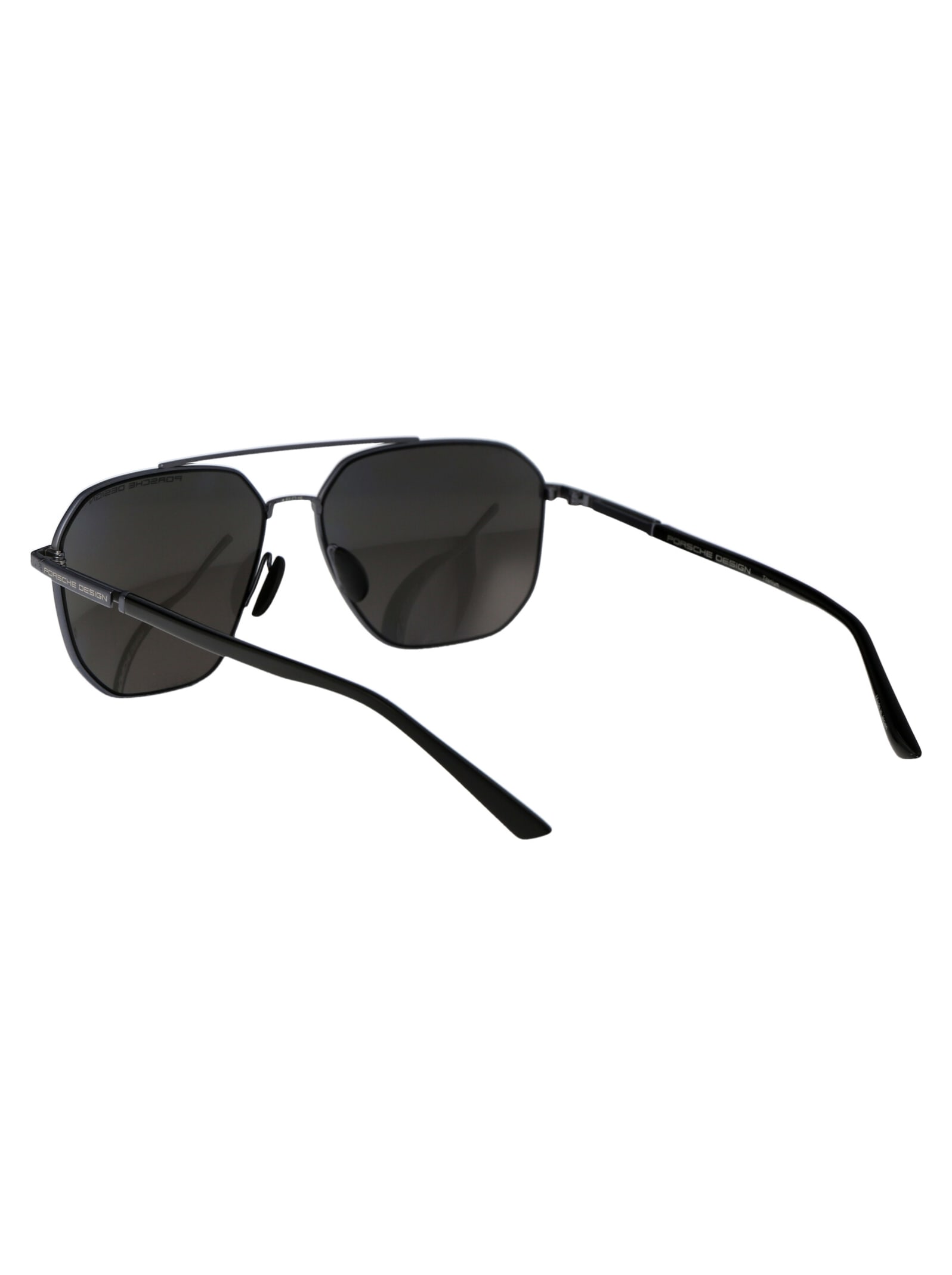 Shop Porsche Design P8967 Sunglasses In D775 Blue Black