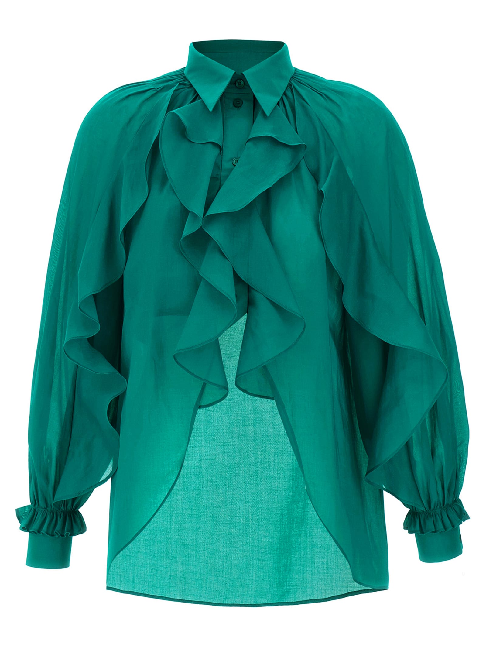 Ruffled Shirt And Ruffles