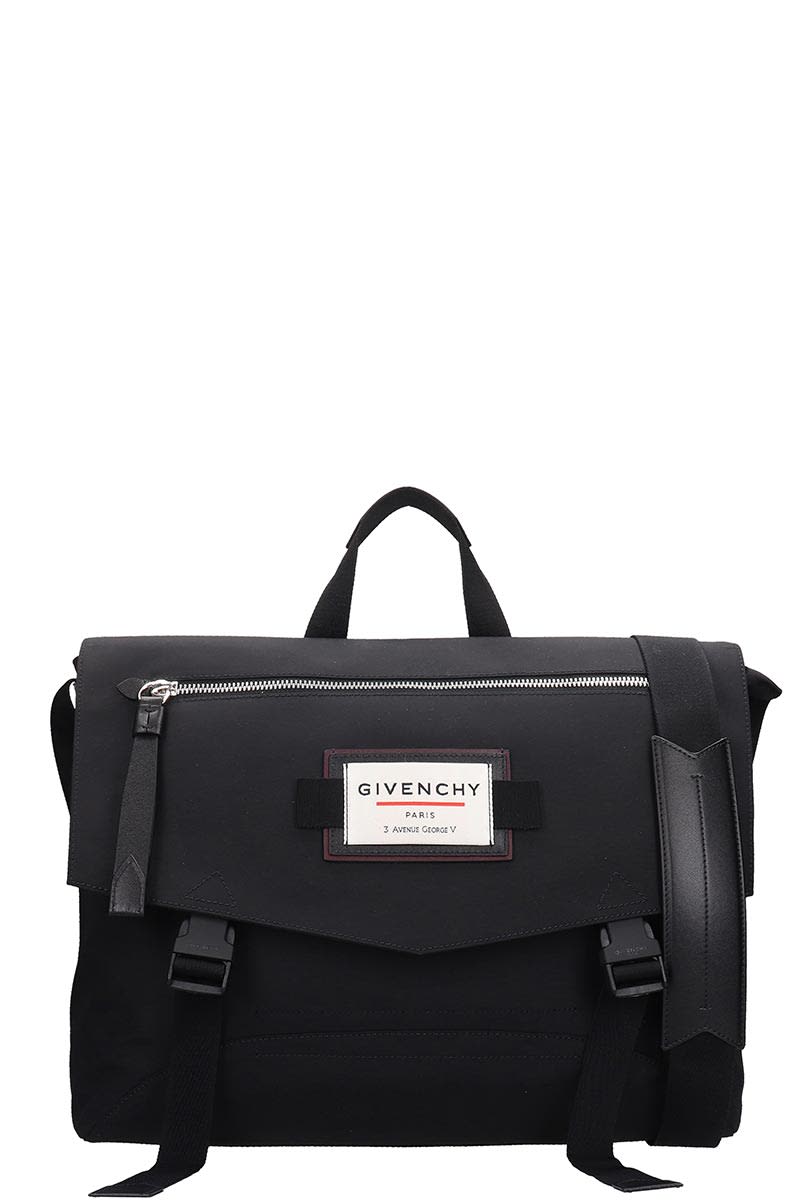 Givenchy Downtoen Backpack In Black Nylon
