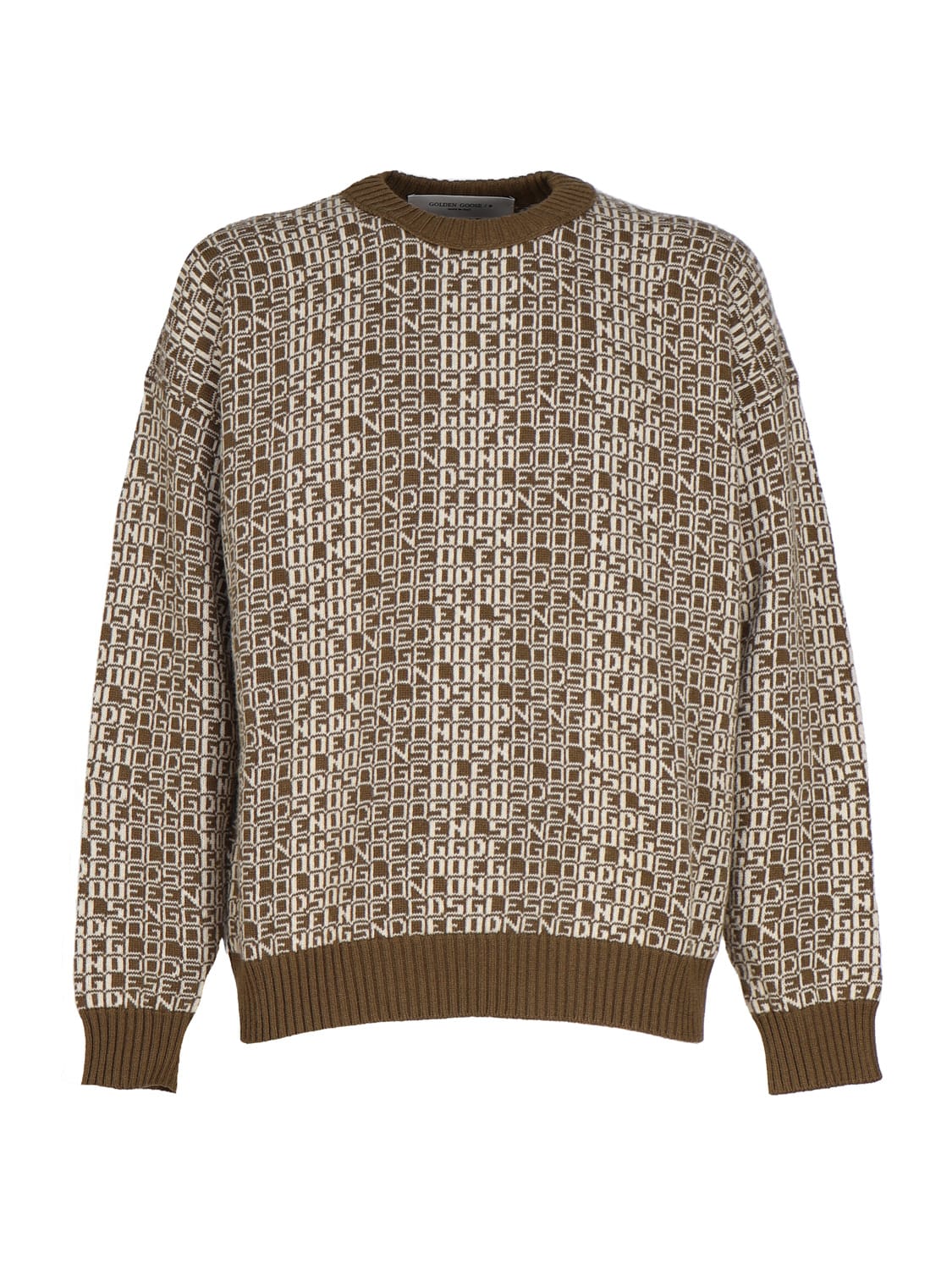 Journey Boxy Knit Crewneck Cashmere Blend Sweater