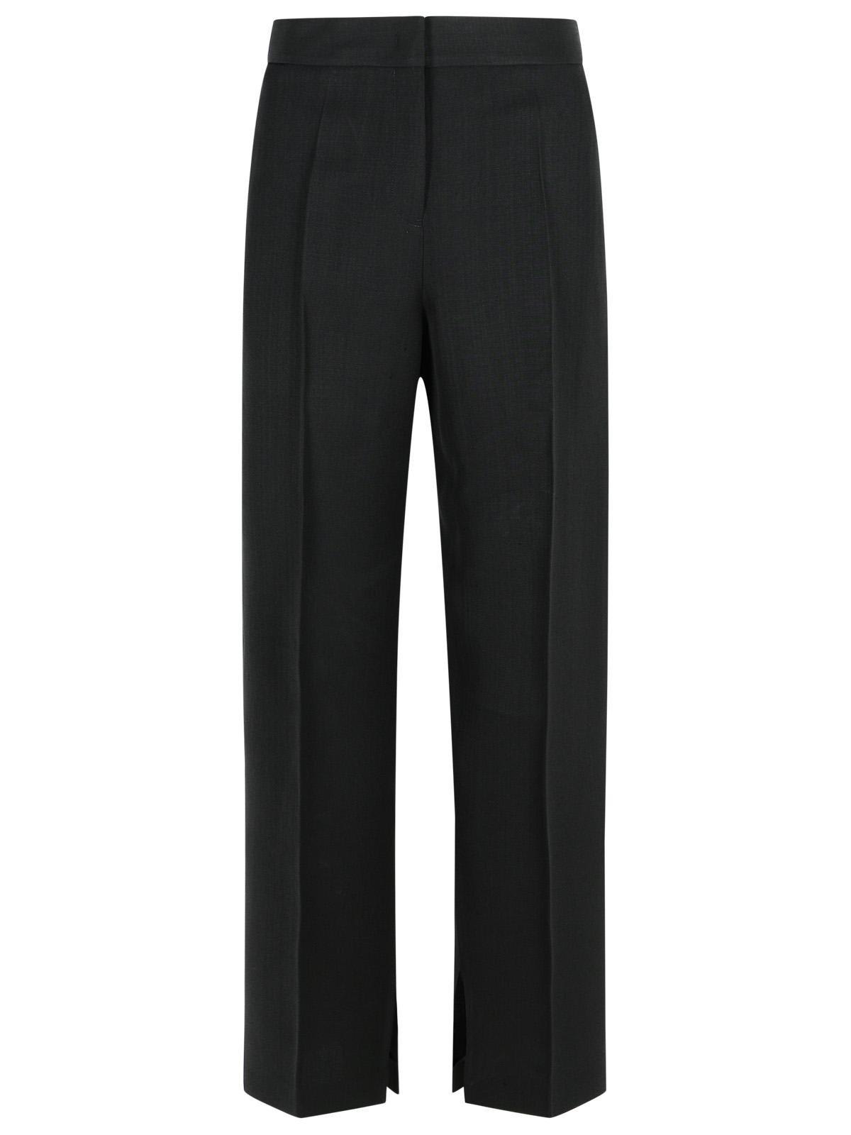 Pleat-detailed Straight-leg Trousers