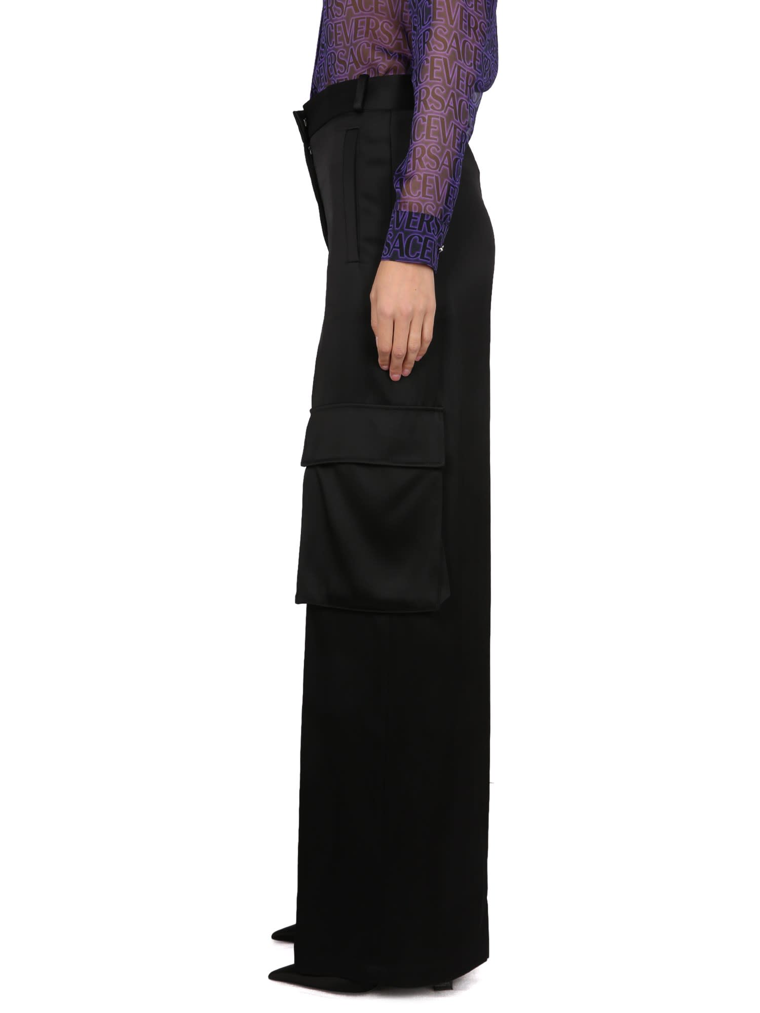 Versace Women's Duchesse Pants In Black