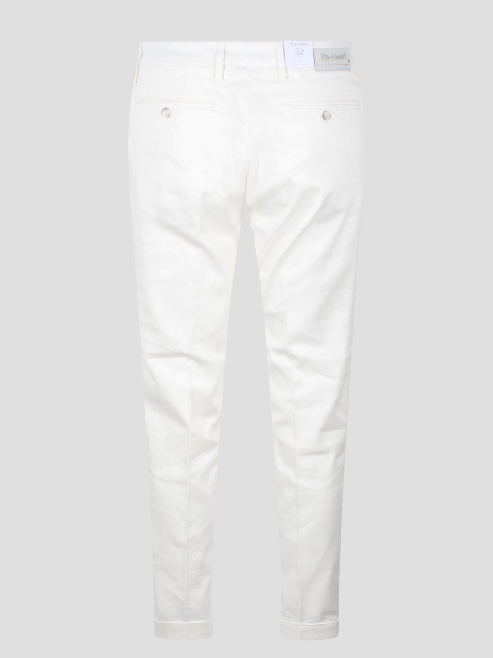 Shop Re-hash Mucha Chinos Pant In White