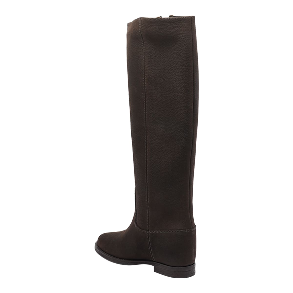 Via Roma 15 Leather Boots In Brown