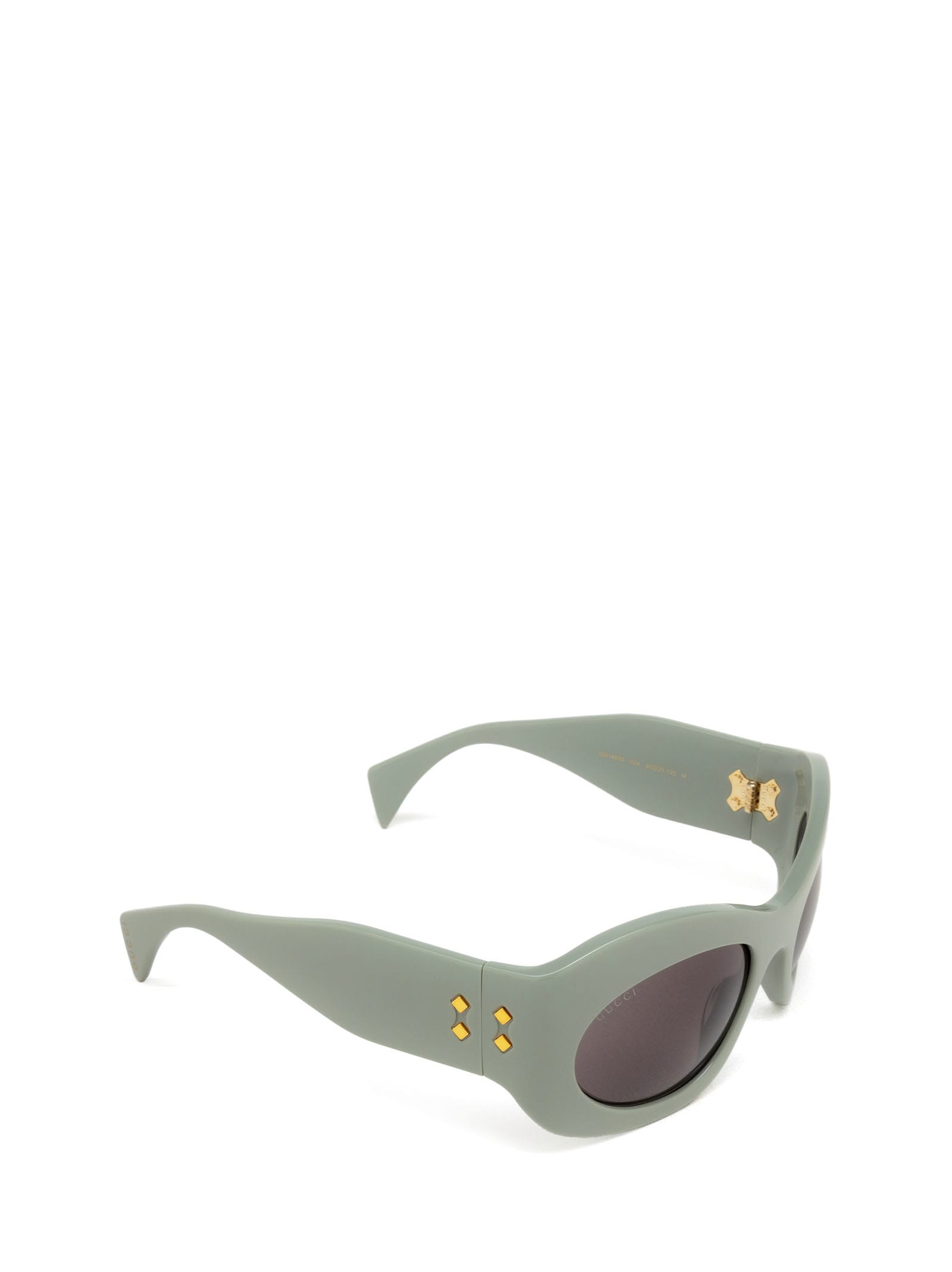 Shop Gucci Gg1463s Green Sunglasses