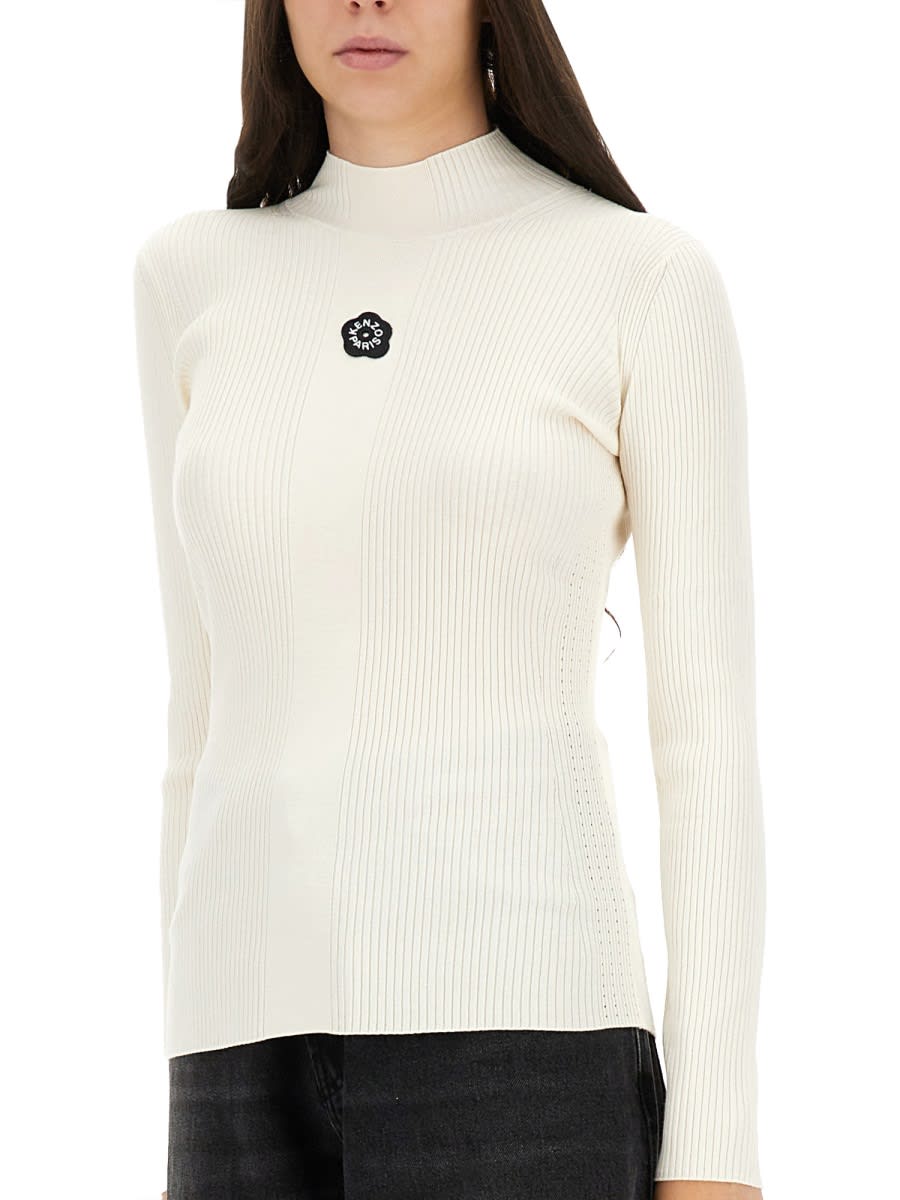 Kenzo White Sweater In White