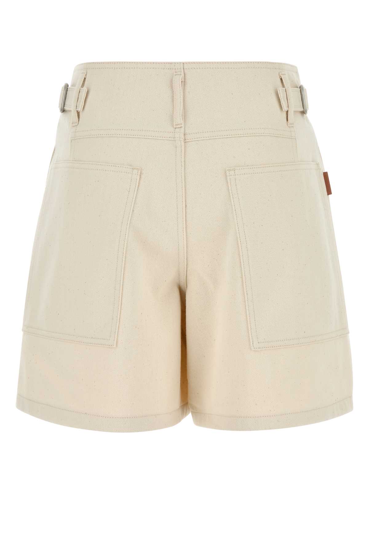 Jil Sander Sand Denim Bermuda Shorts In 280