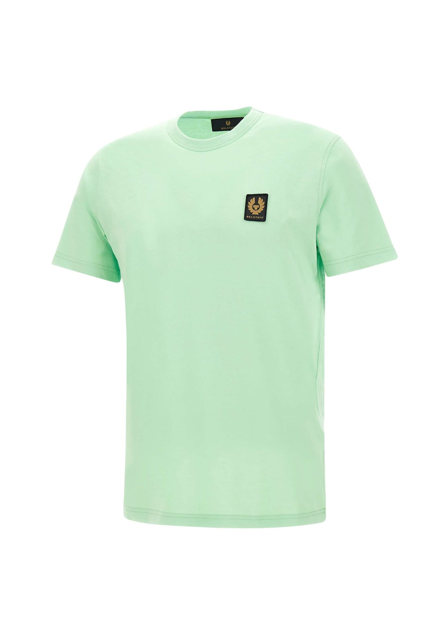 Shop Belstaff Cotton T-shirt In Green