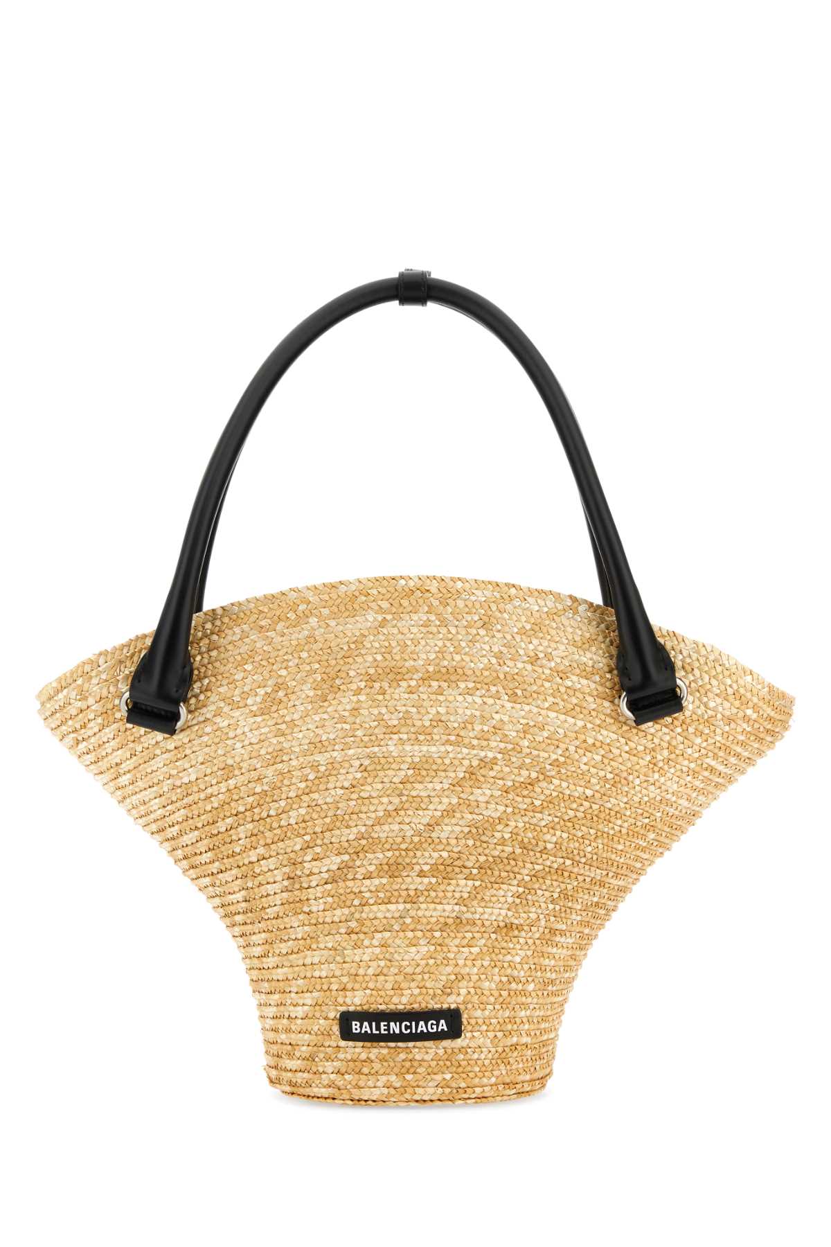 Balenciaga Straw Medium Beach Handbag
