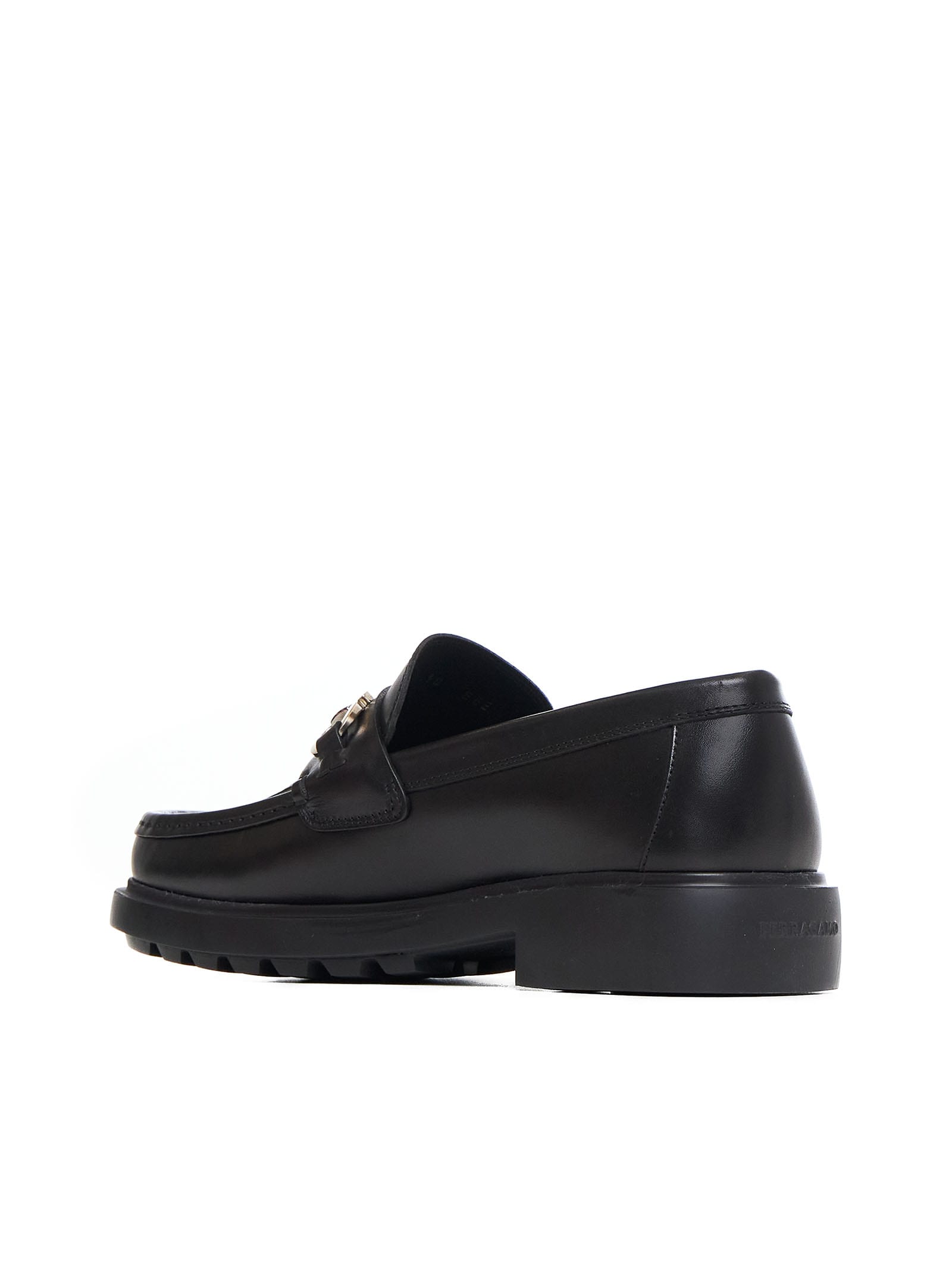 Shop Ferragamo Loafers In Nero || Nero || Nero