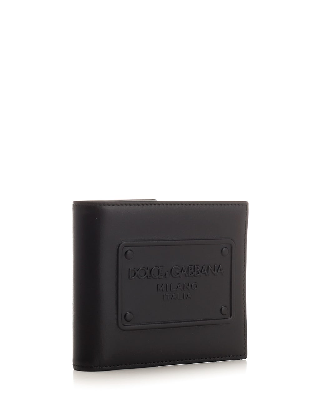 Shop Dolce & Gabbana Bi-fold Wallet With Embossed Logo
