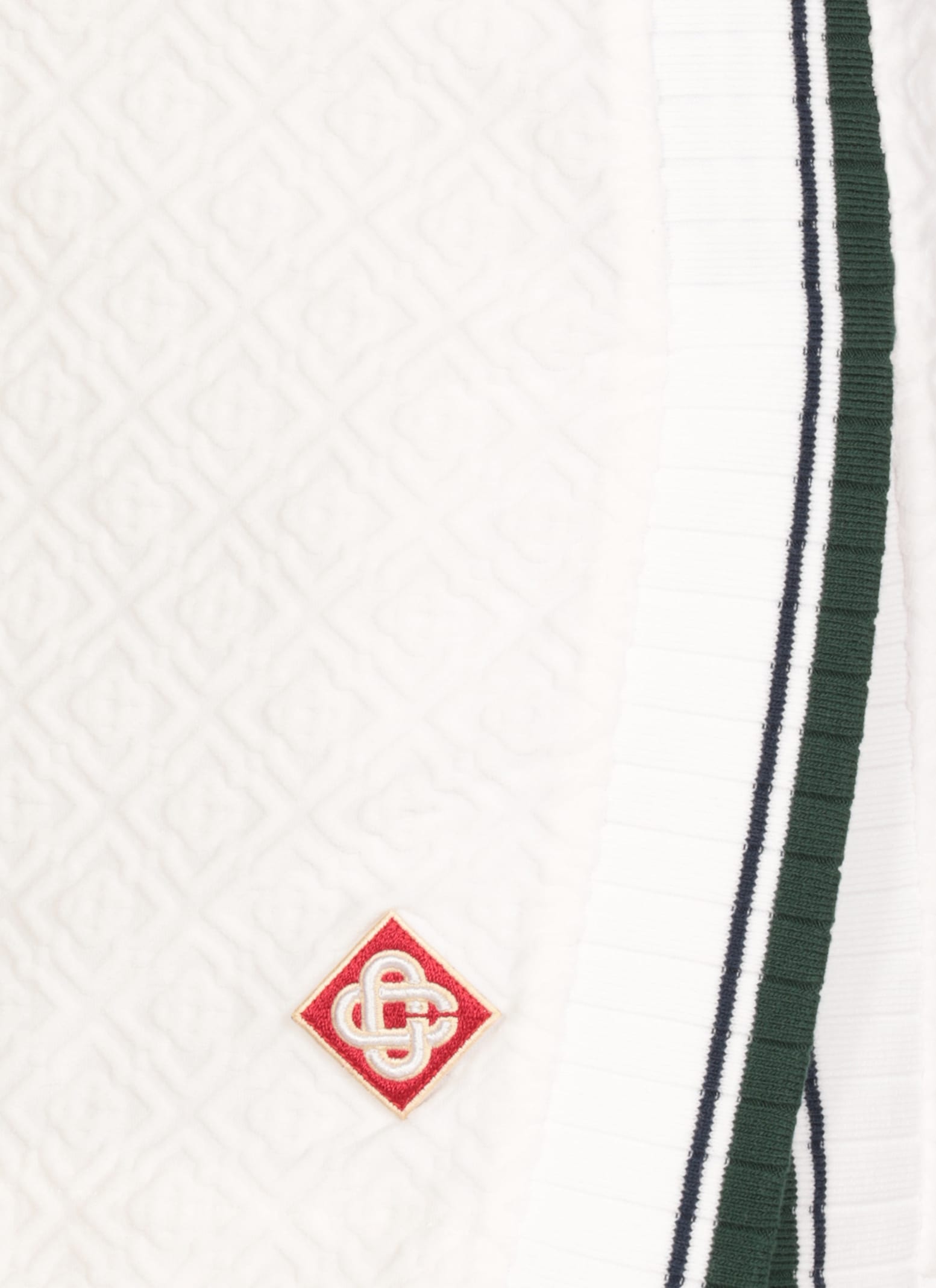 Casablanca Mini Skirt With Monogram In White