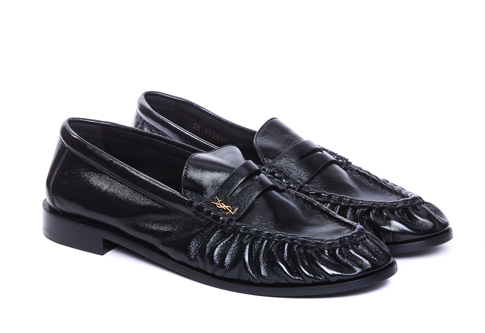 Shop Saint Laurent Le Loafer Loafers In Black