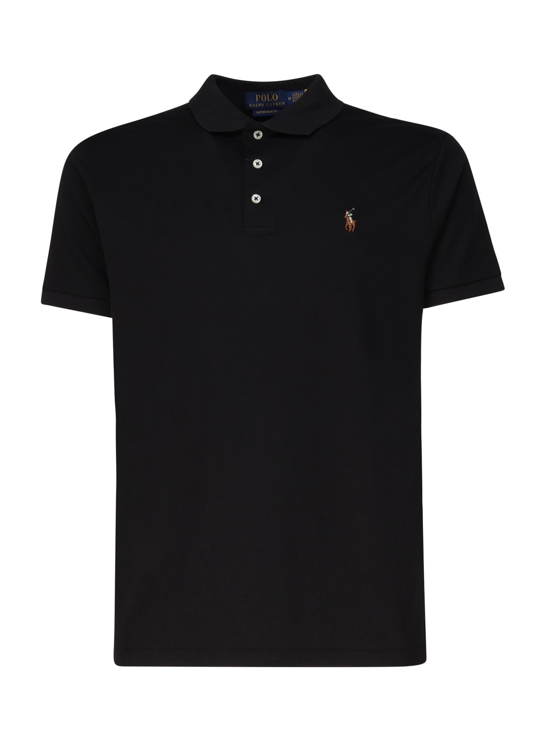 Polo Ralph Lauren Men's Slim Fit Short Sleeve Polo Shirt In Black