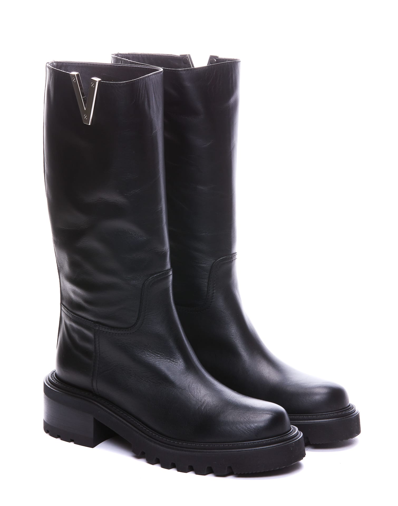 Shop Via Roma 15 Boots In Black