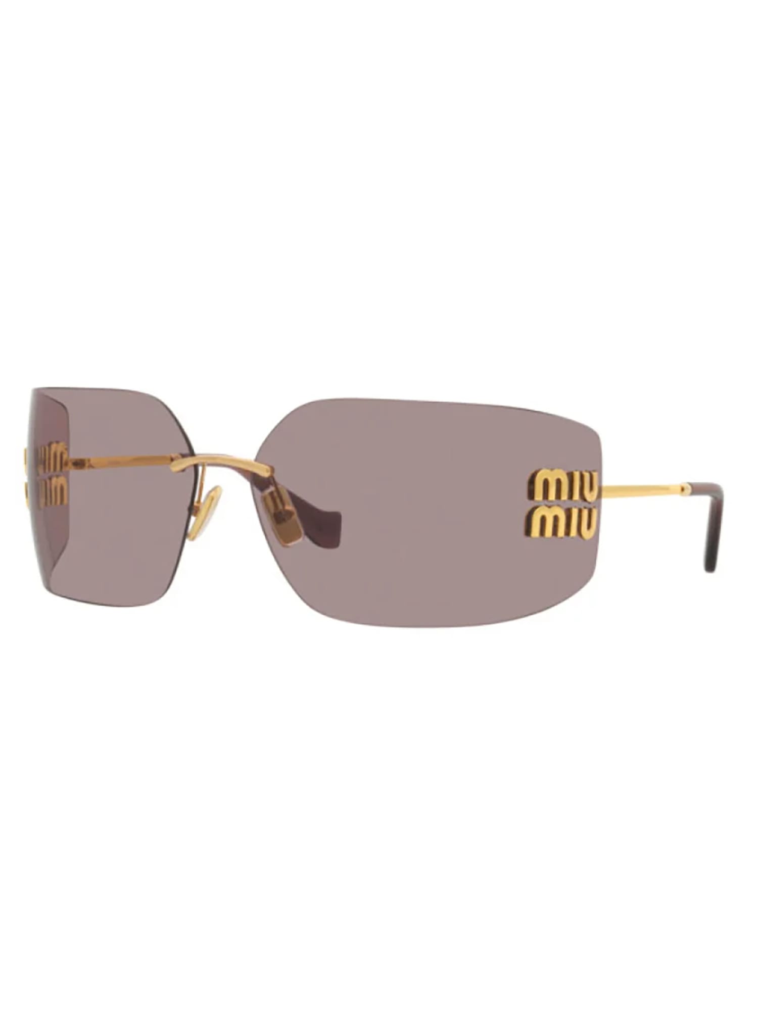 Shop Miu Miu 54ys Sole Sunglasses In I