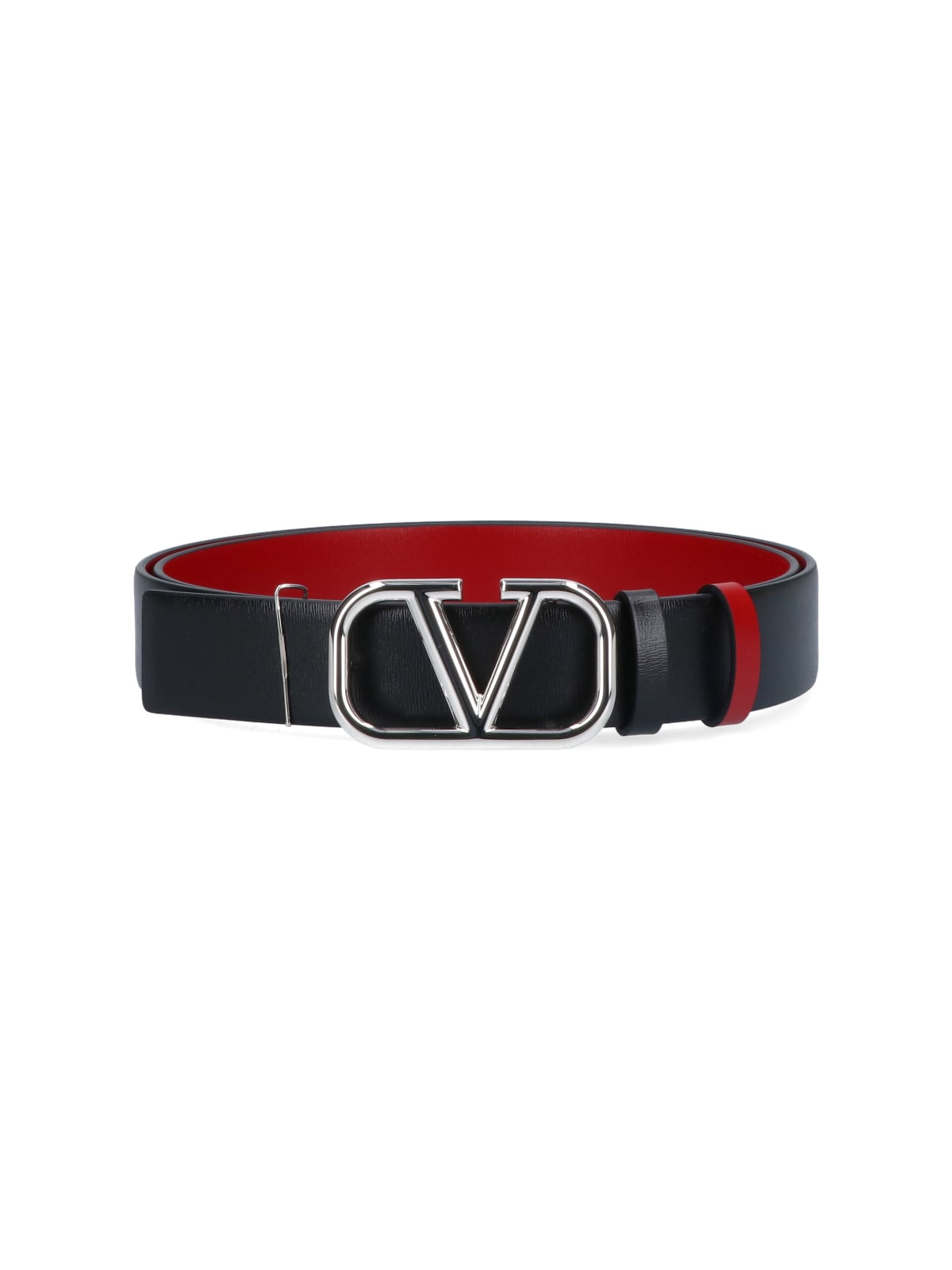 Ark Det Ret Valentino Garavani Logo Belt Accessories In Black | ModeSens
