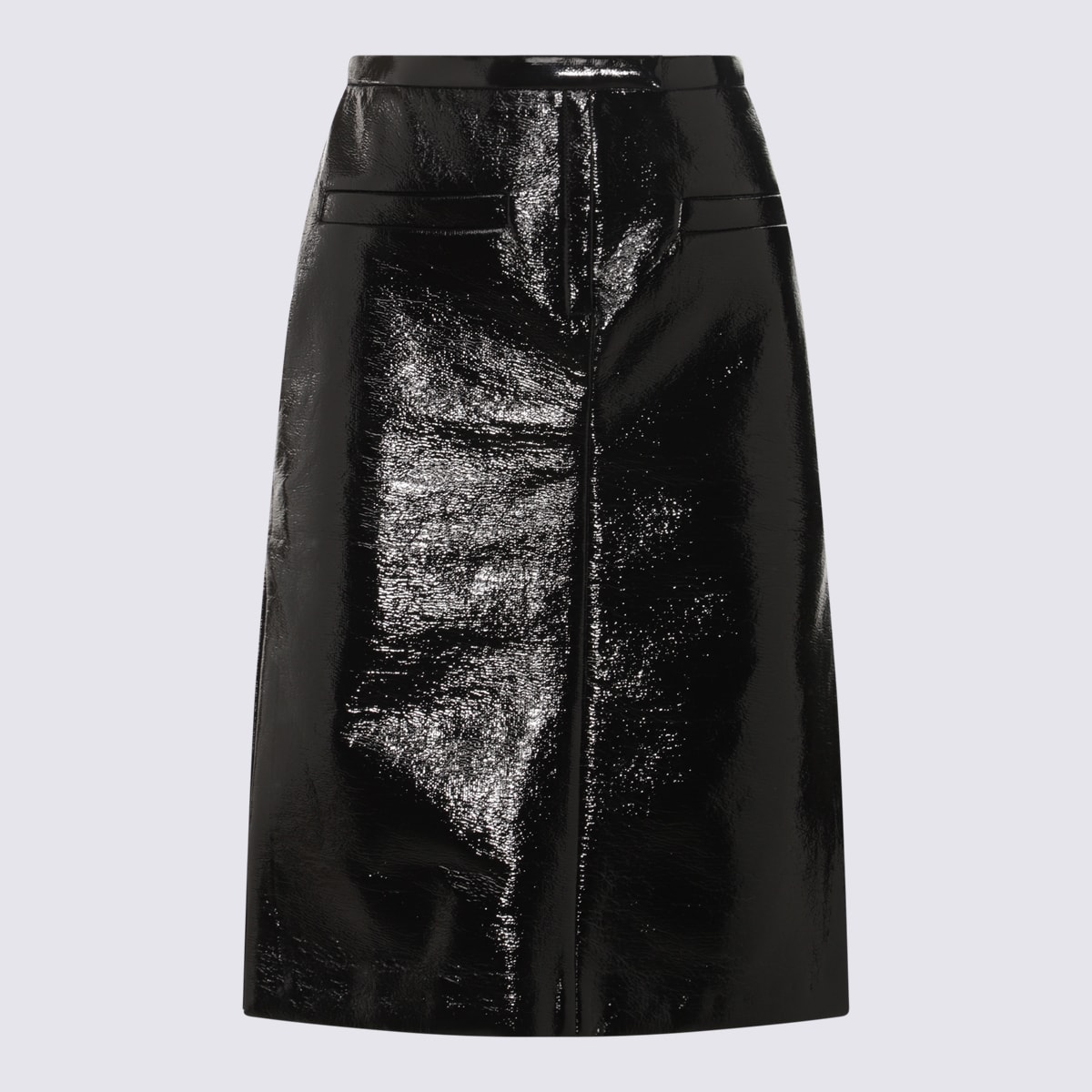 COURRÈGES BLACK MIDI SKIRT
