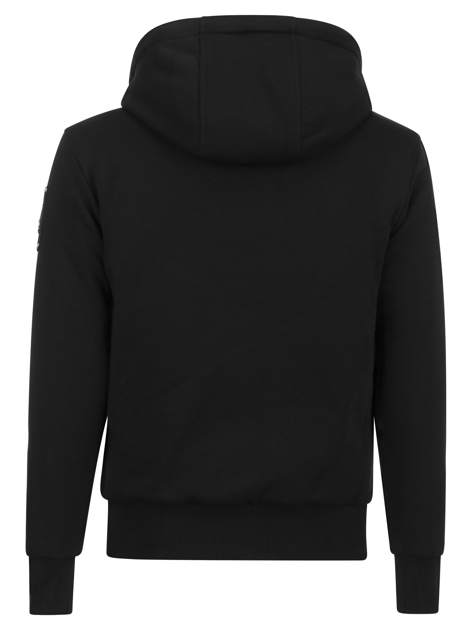 Moose Knuckles Classic Bunny 3 Hoodie In Black