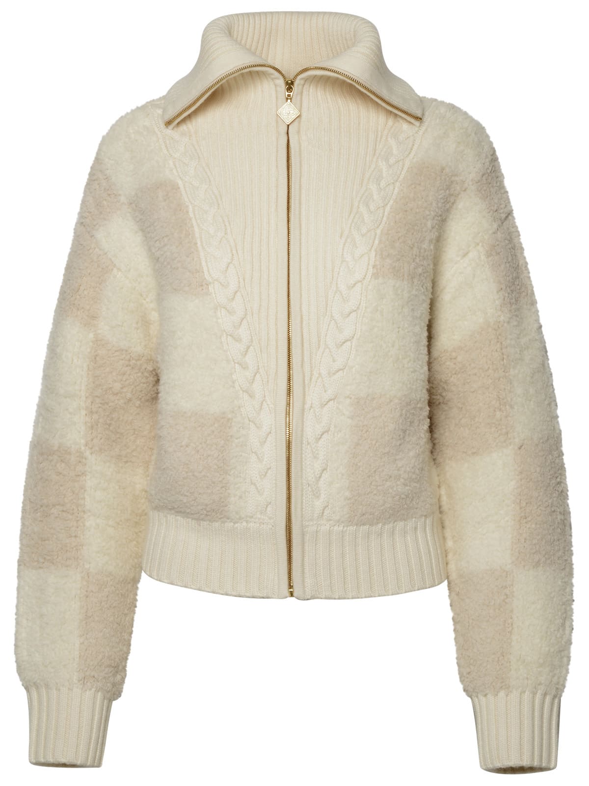 CASABLANCA IVORY WOOL BLEND SWEATER