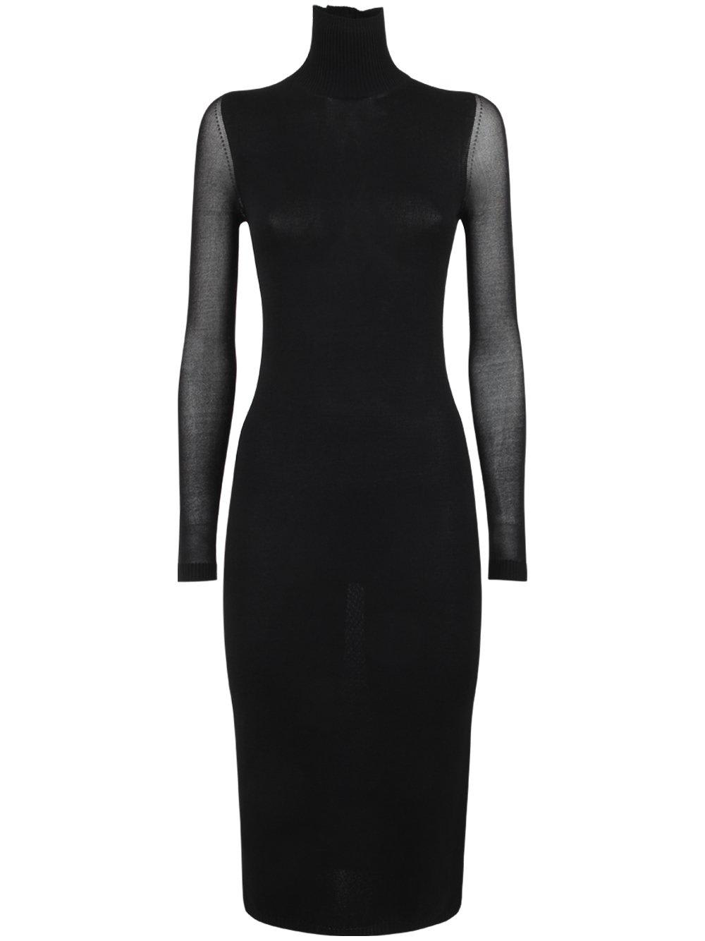 Max Mara Natalia Knitted Midi Dress In Black