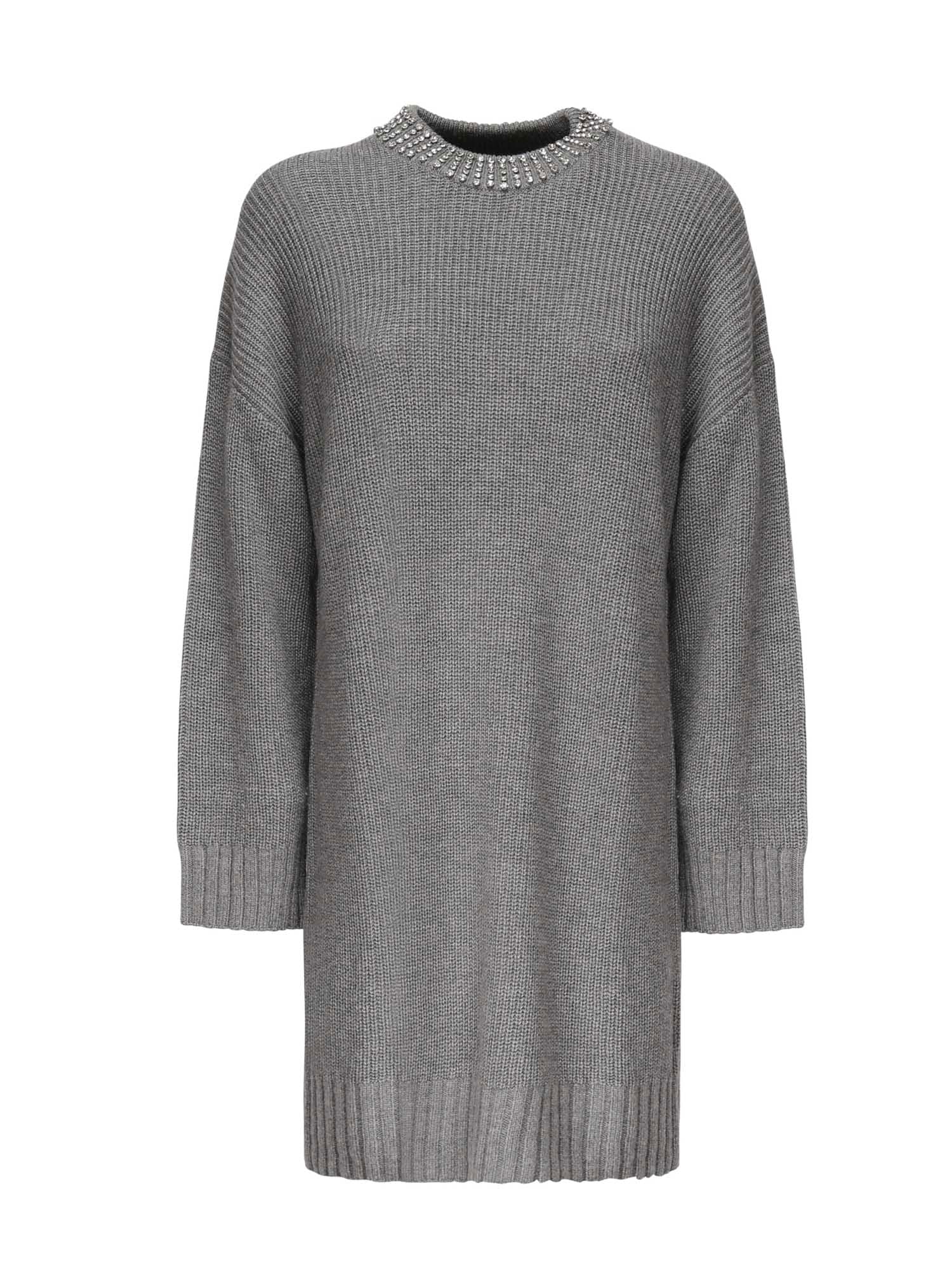 Ask Wool Blend Knit Dress