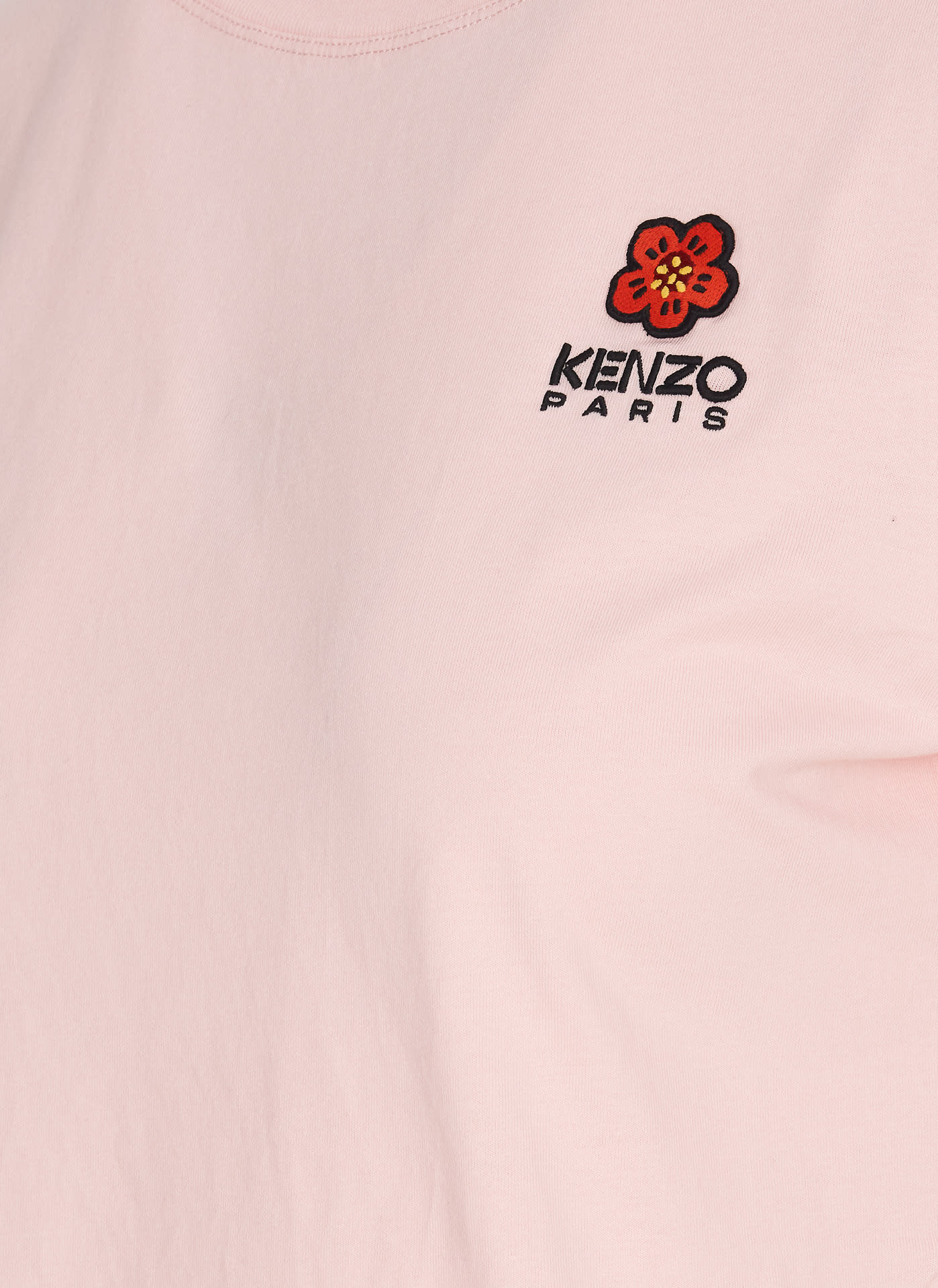 Shop Kenzo Crest Logo Classic T-shirt In Rosa