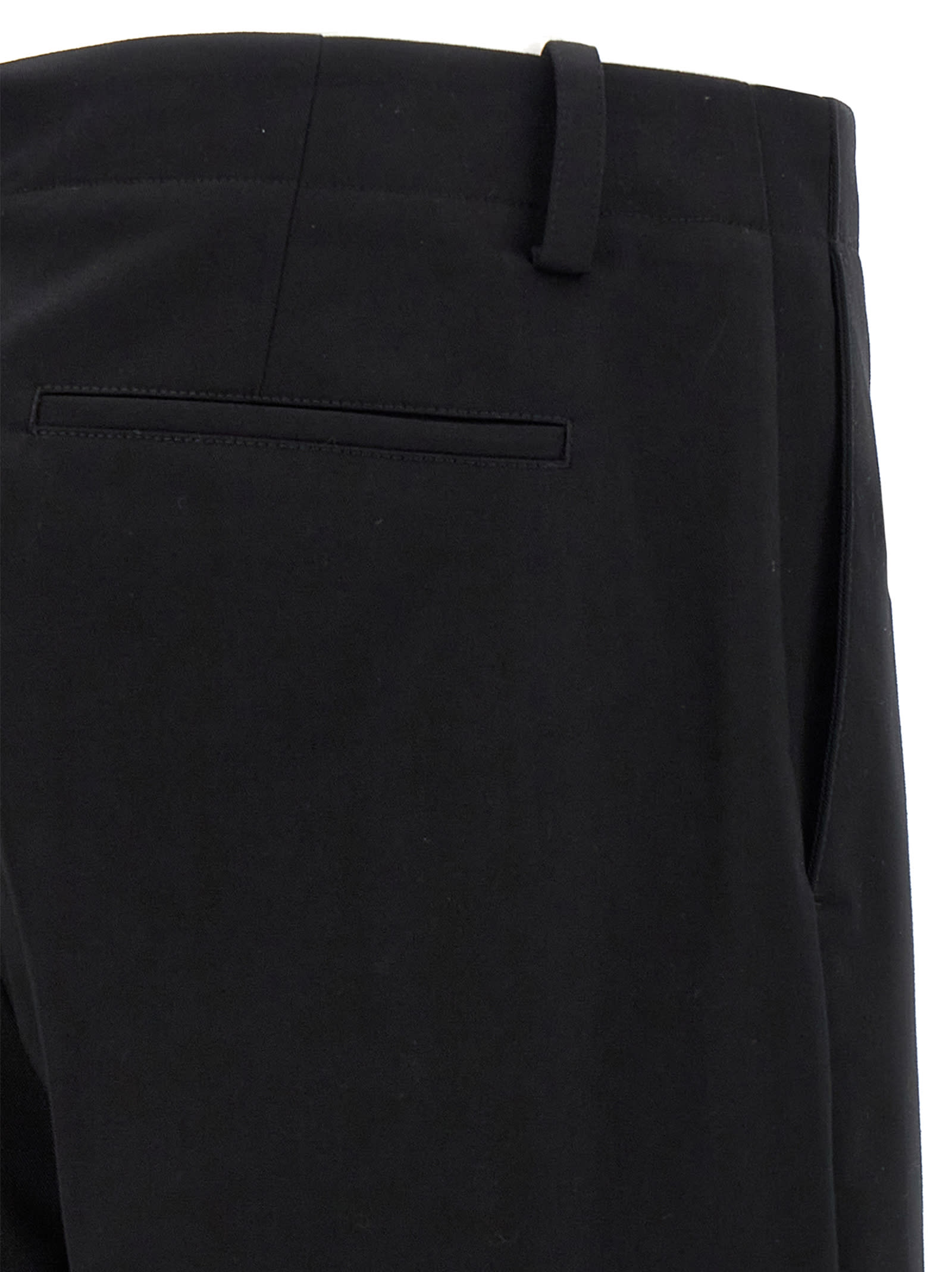 Moncler Genius Frgmt Trousers With Belt Loops And Pockets In Black
