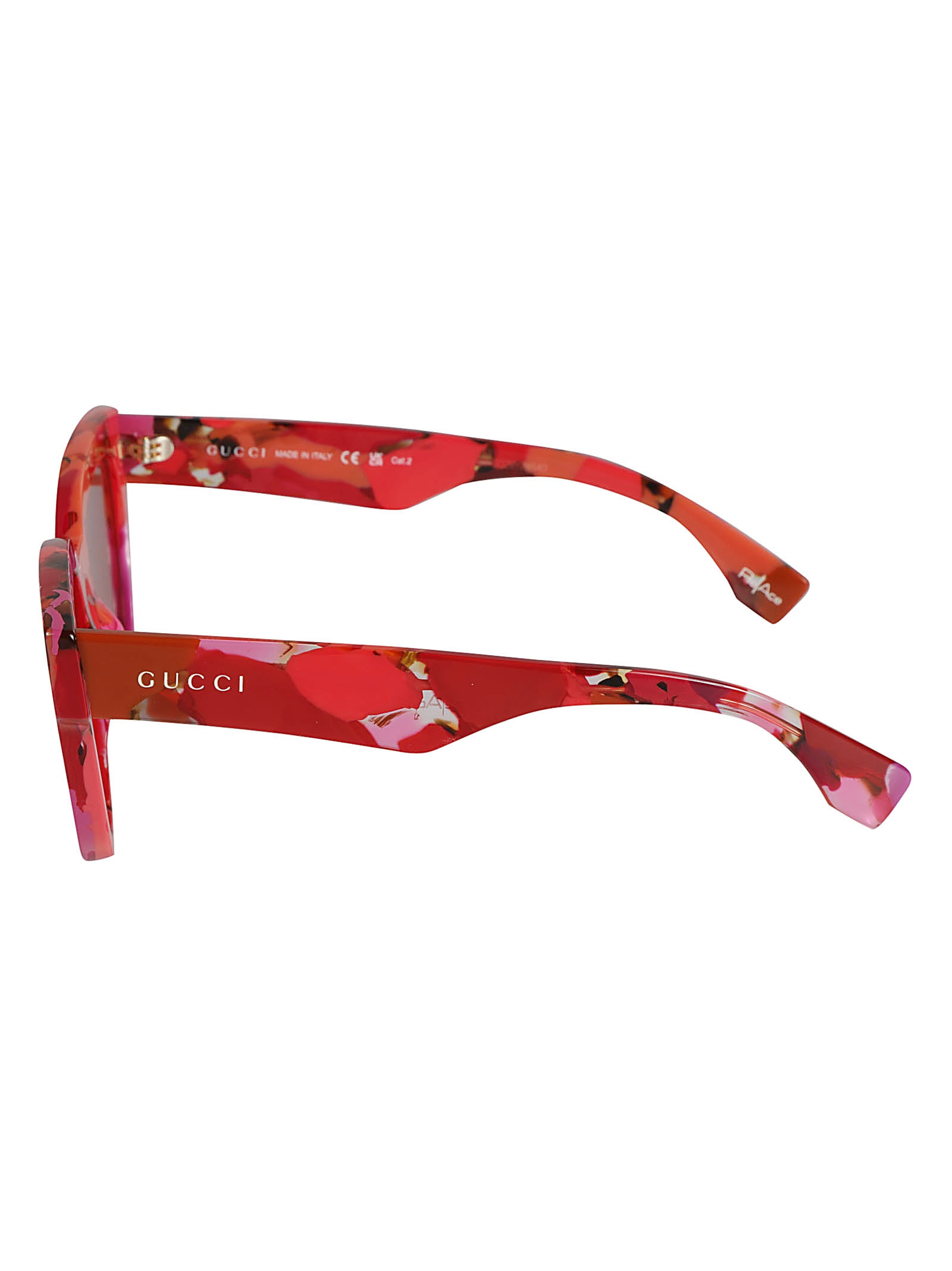 Shop Gucci Wayfarer Sunglasses In Red