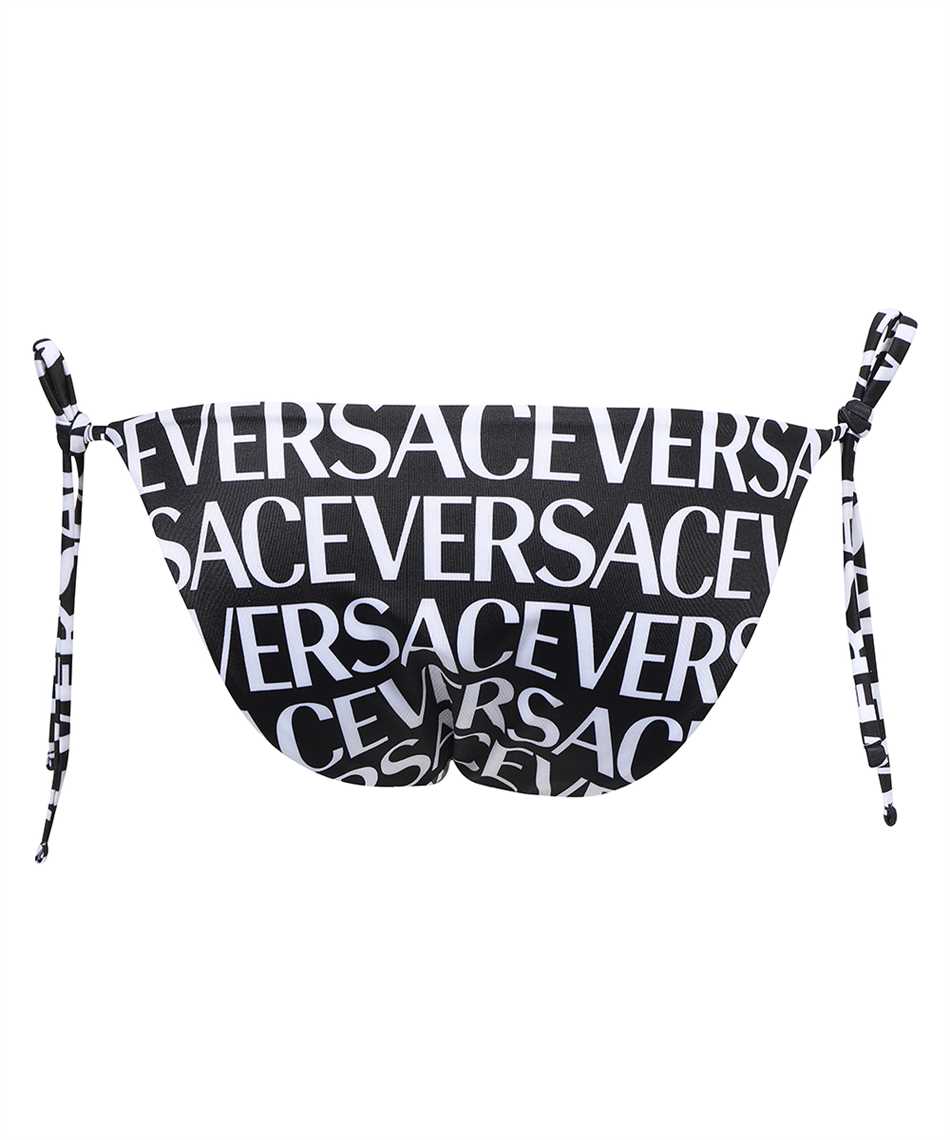 Shop Versace Tie Side Bikini Hipster In Black