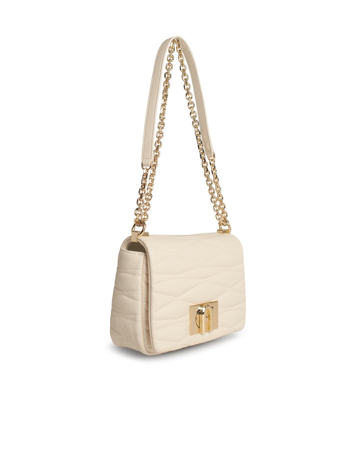 Furla 1927 Small Leather Crossbody 22 In Brown
